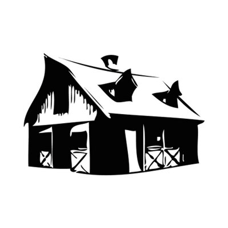 Barn And Willow