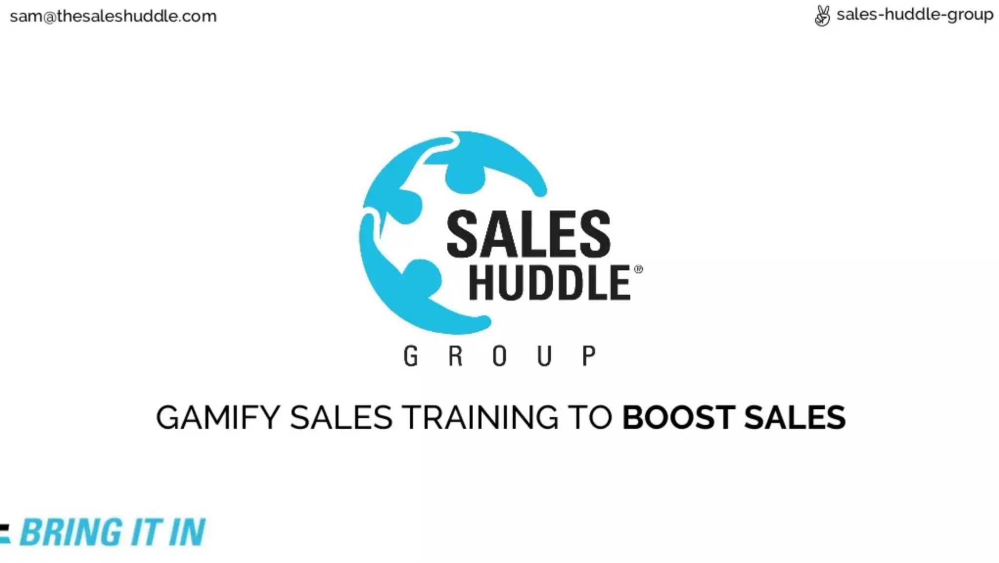 1huddle pitch deck slide 1