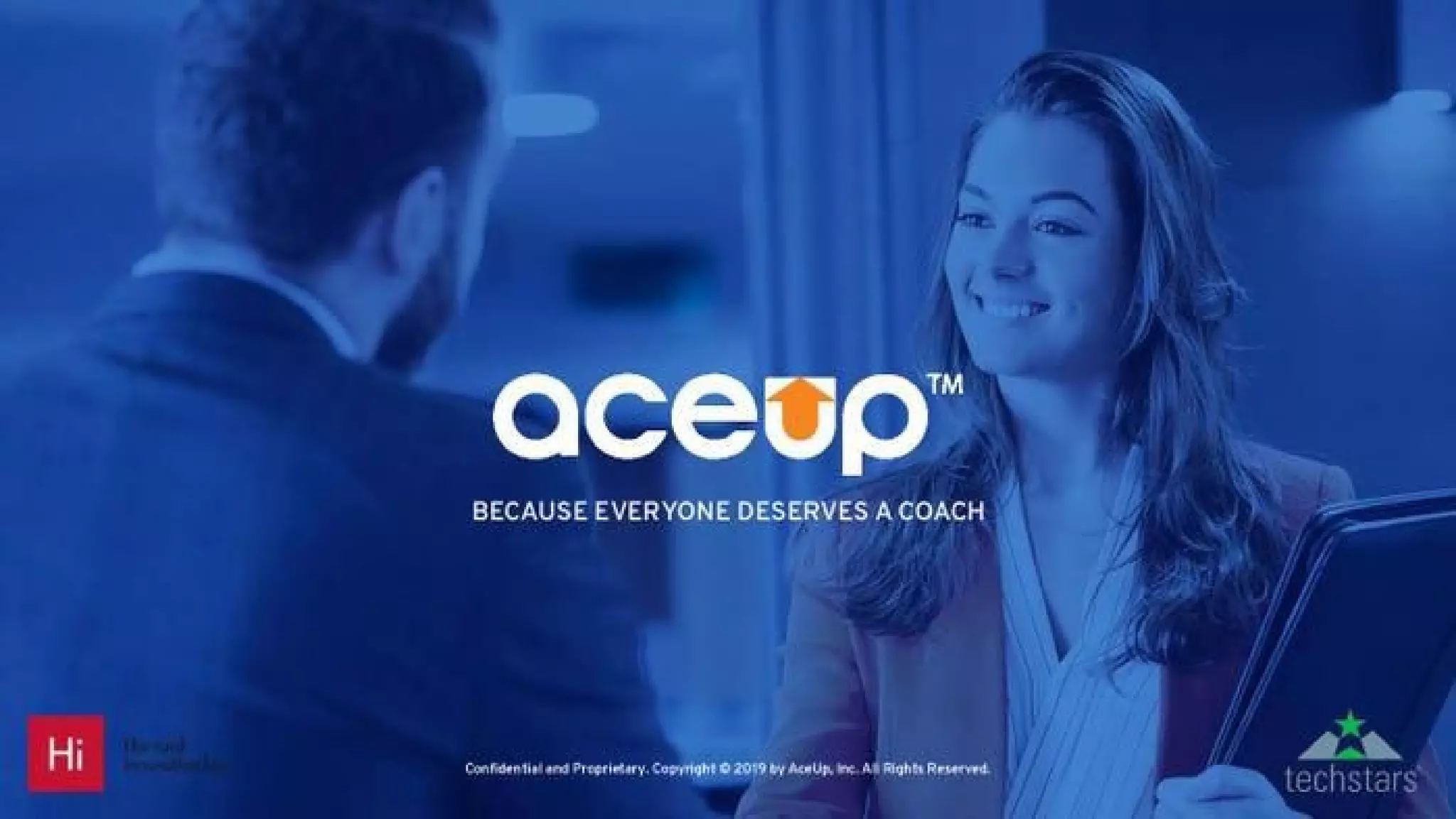 AceUp pitch deck slide 1