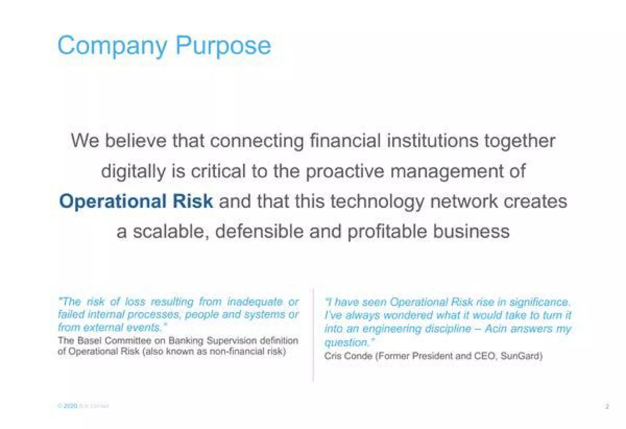Acin pitch deck slide 2