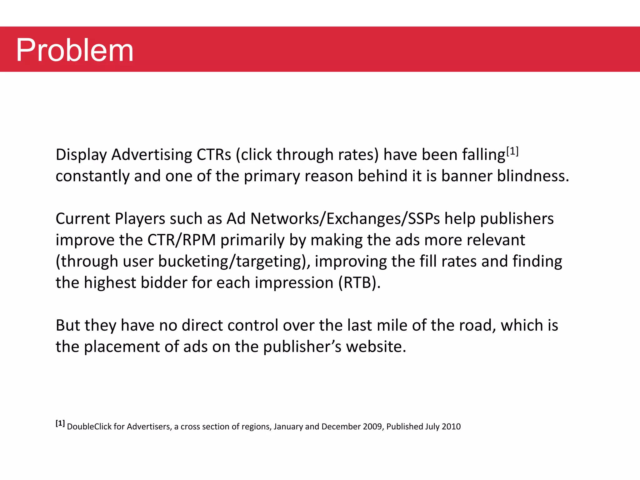 AdPushup pitch deck slide 2