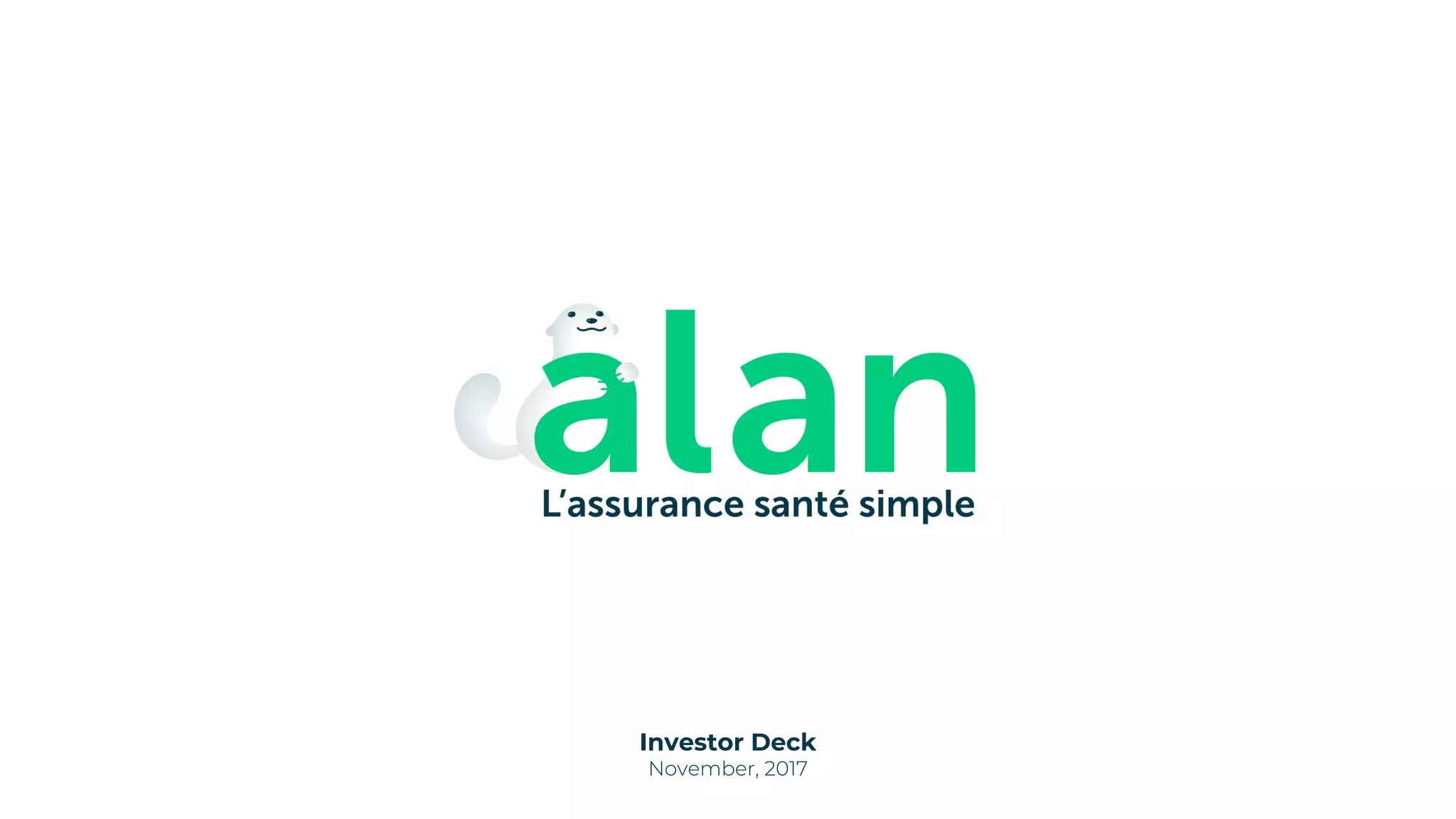 Alan pitch deck slide 1