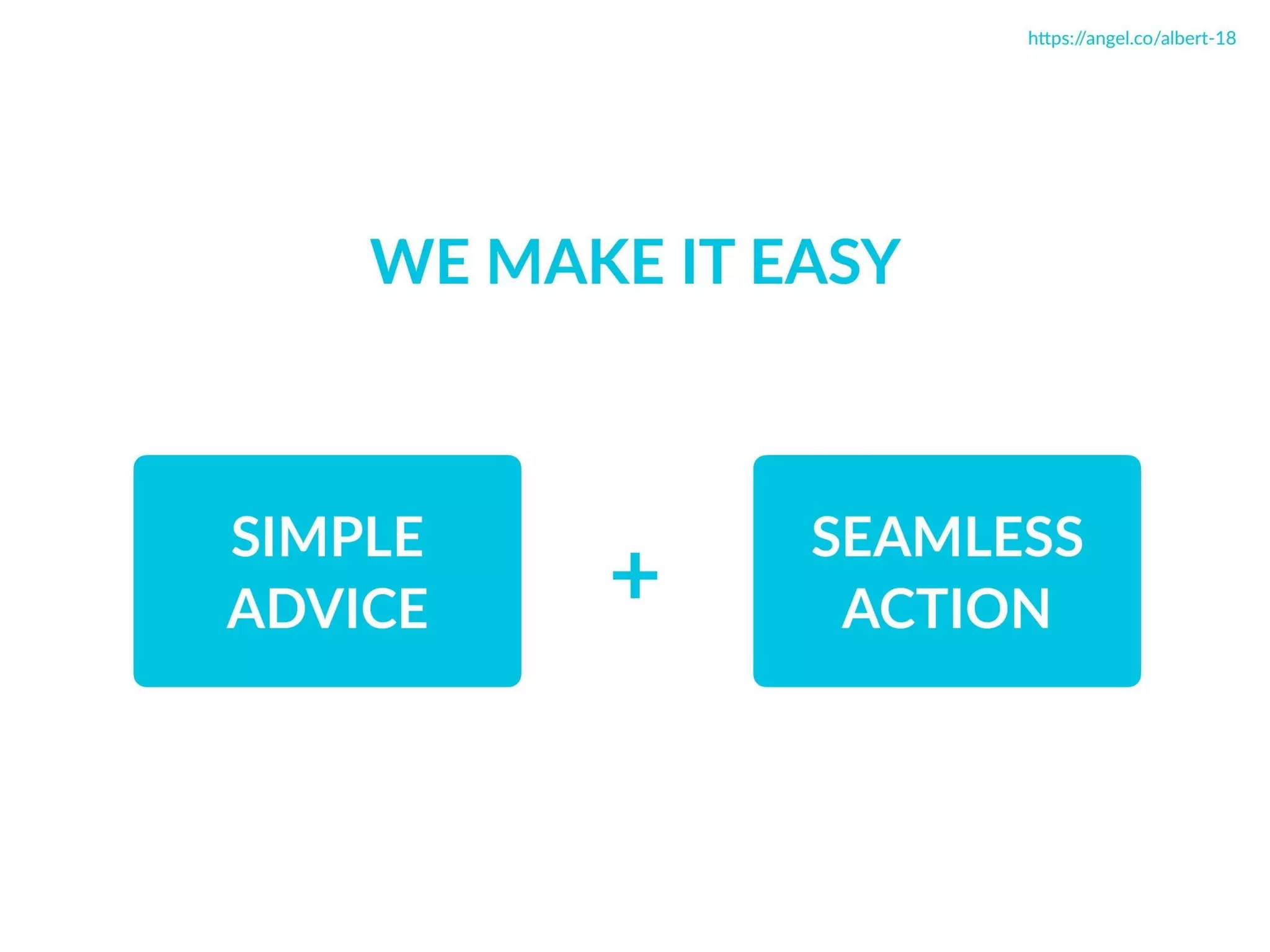Albert pitch deck slide 3