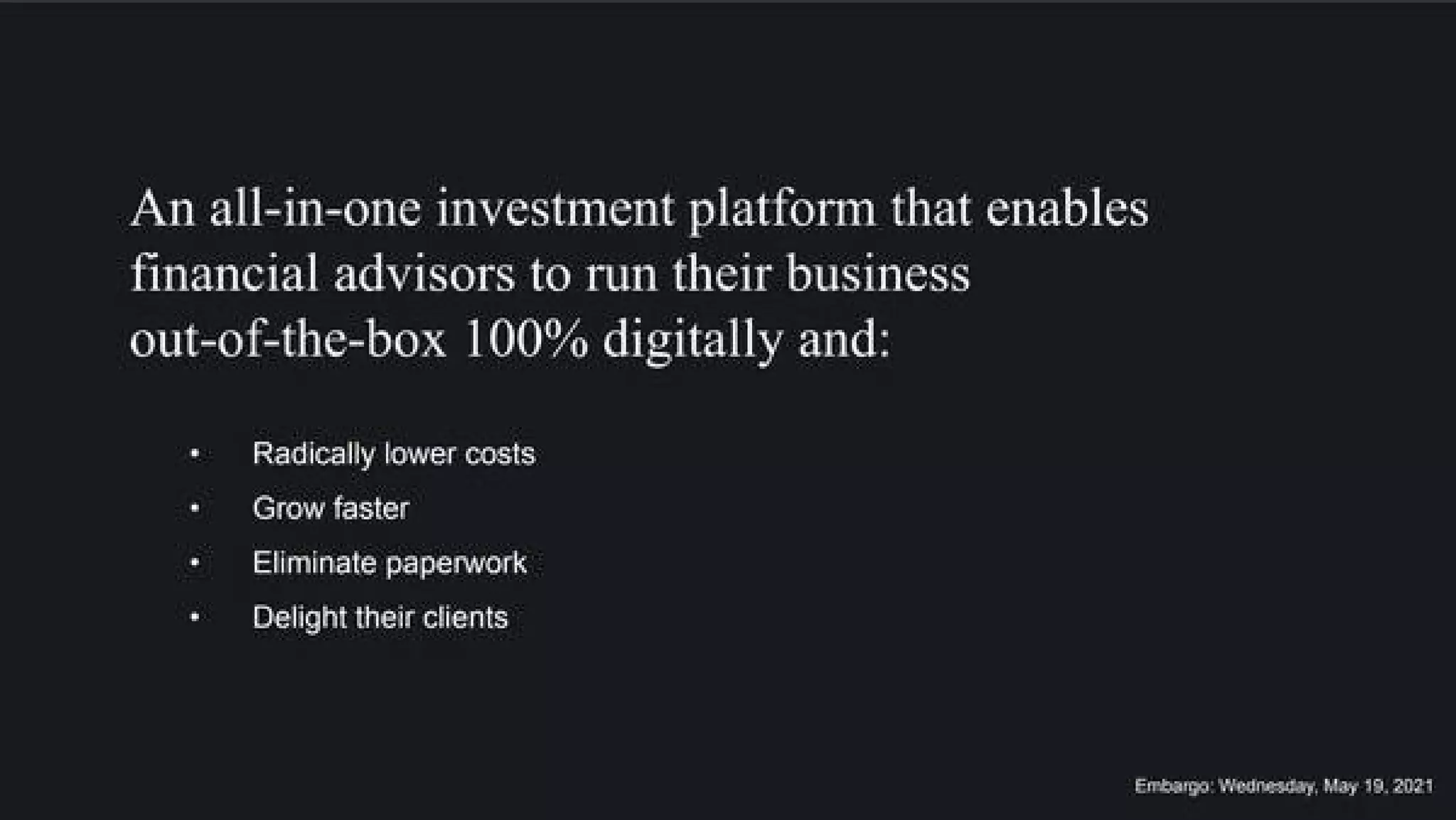 Altruist pitch deck slide 3