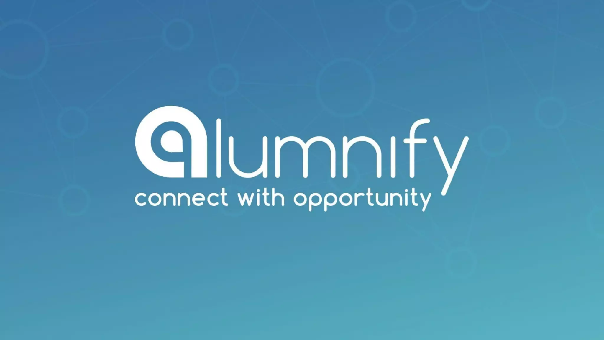 Alumnify pitch deck slide 1