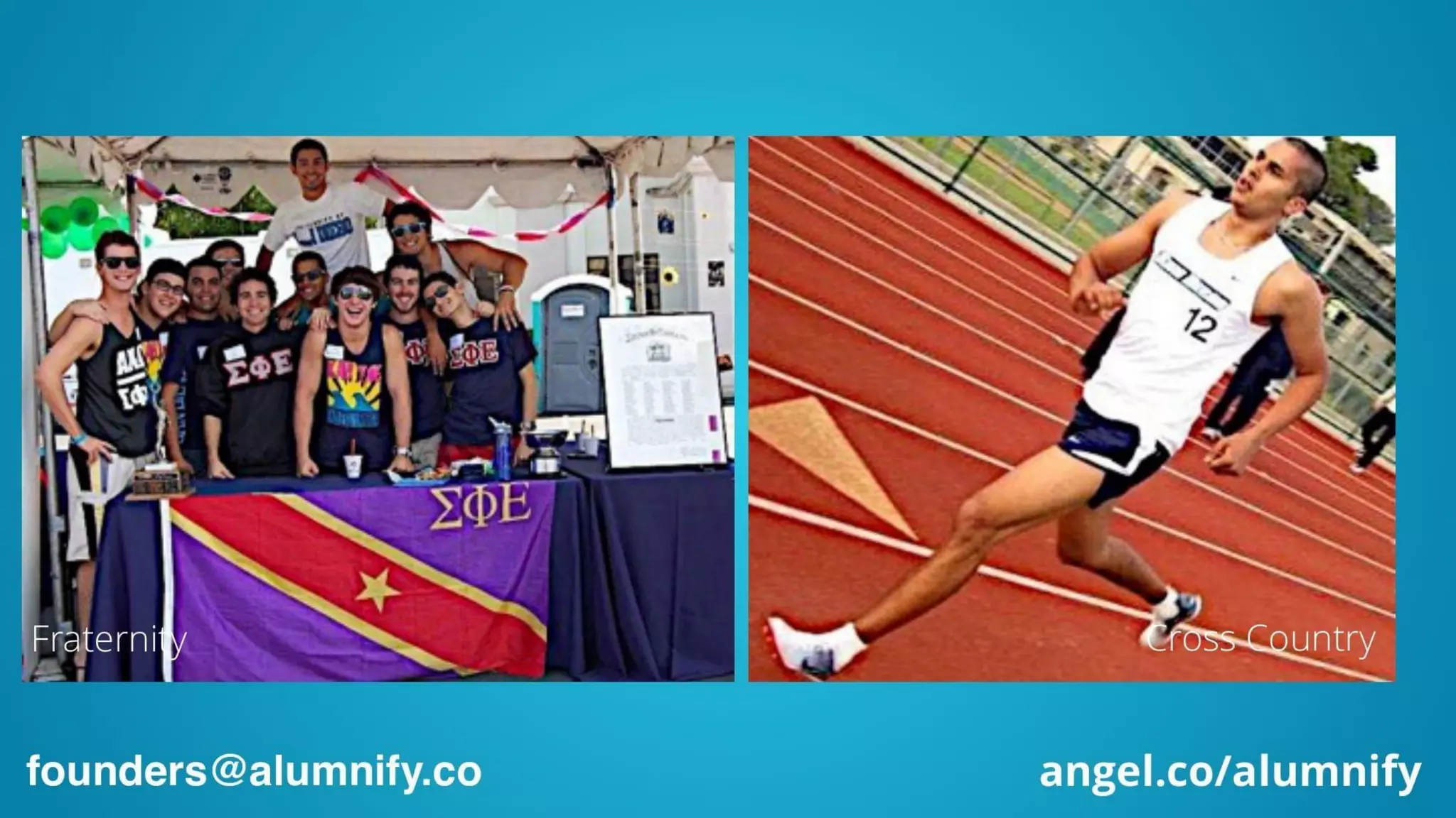 Alumnify pitch deck slide 2