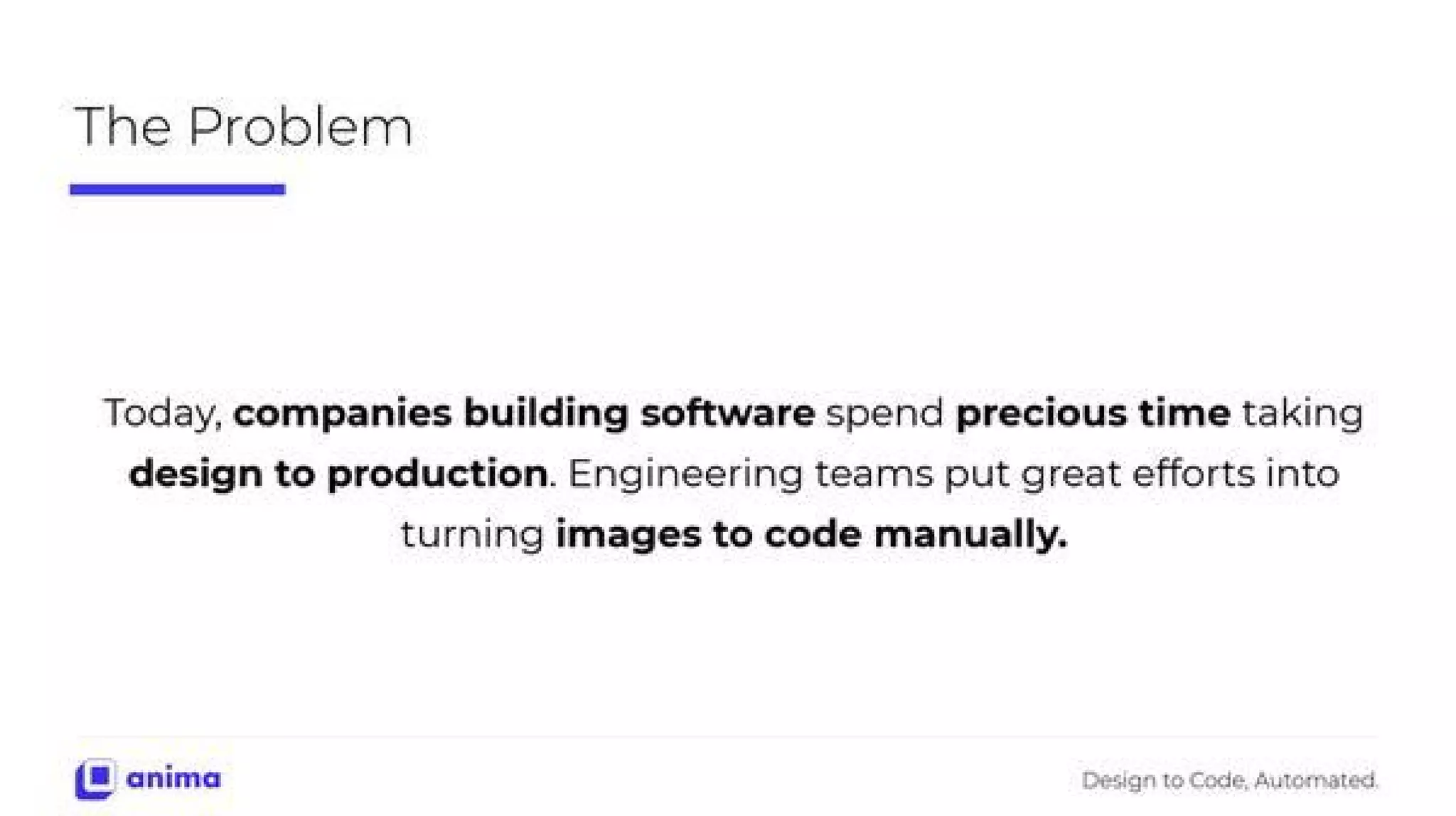 Anima pitch deck slide 2