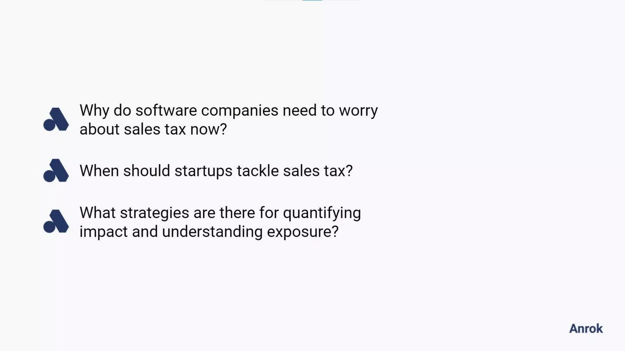 Anrok pitch deck slide 2