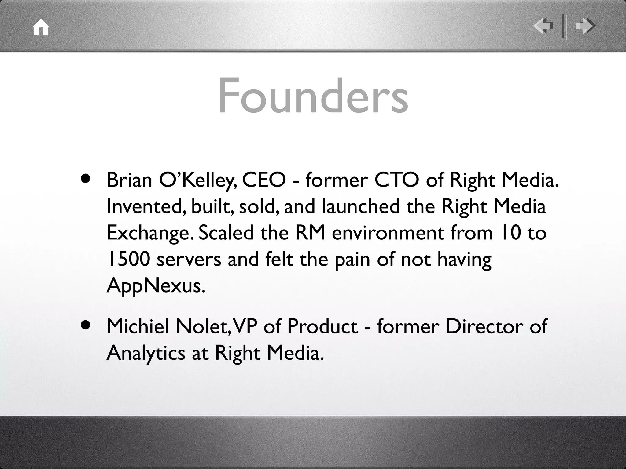 AppNexus pitch deck slide 3