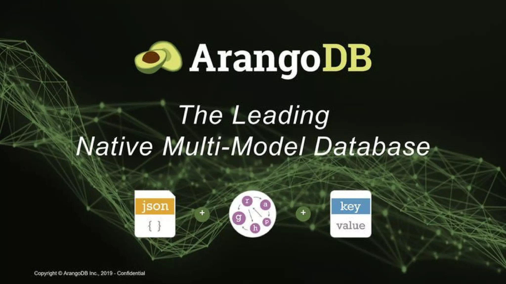 ArangoDB pitch deck slide 1