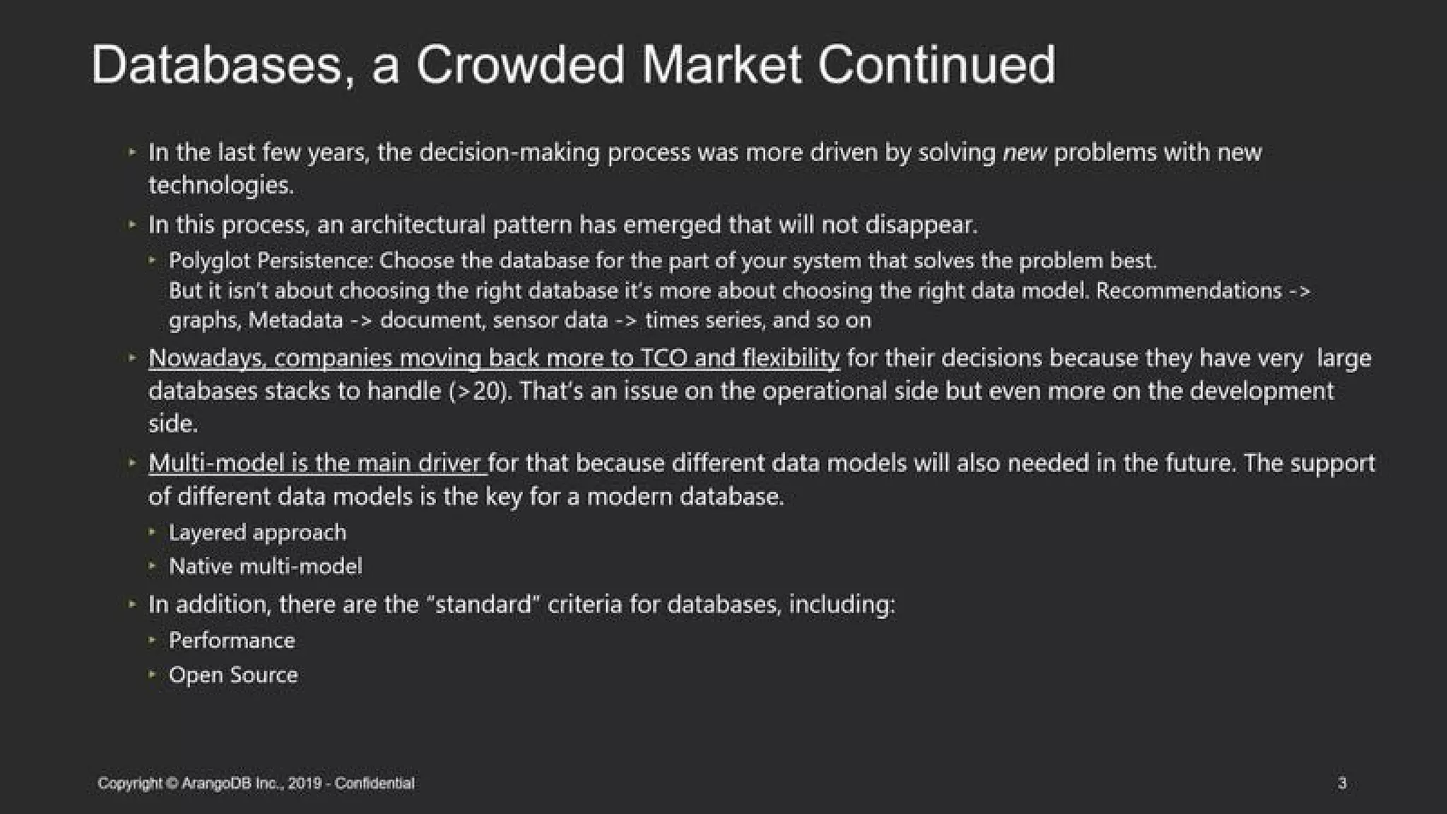 ArangoDB pitch deck slide 3