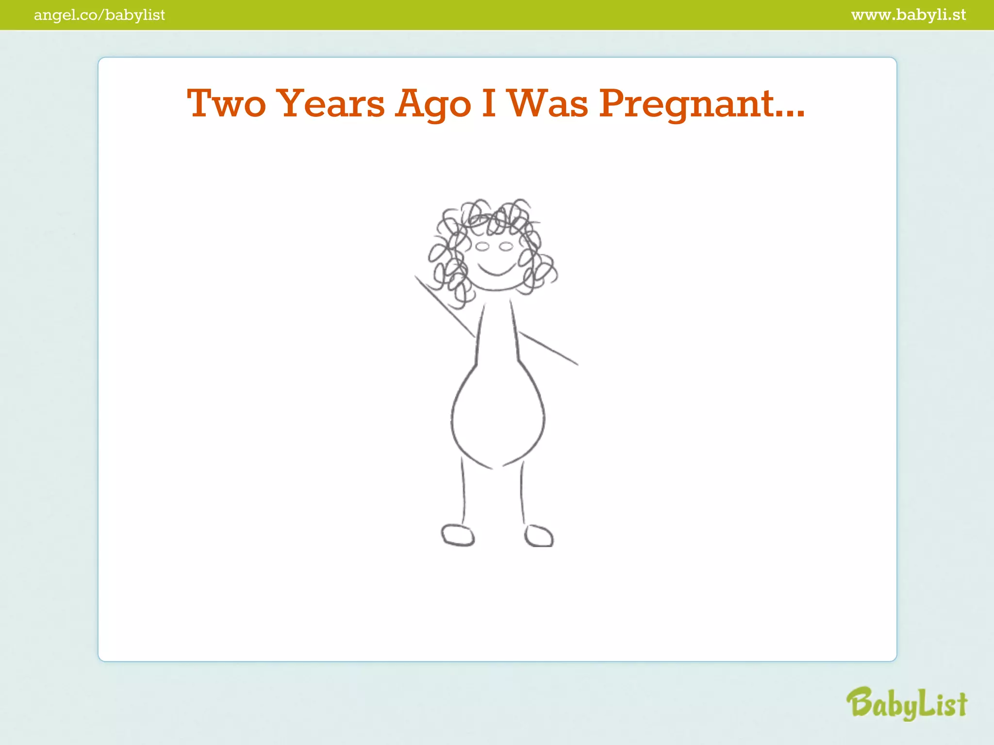 Babylist pitch deck slide 2