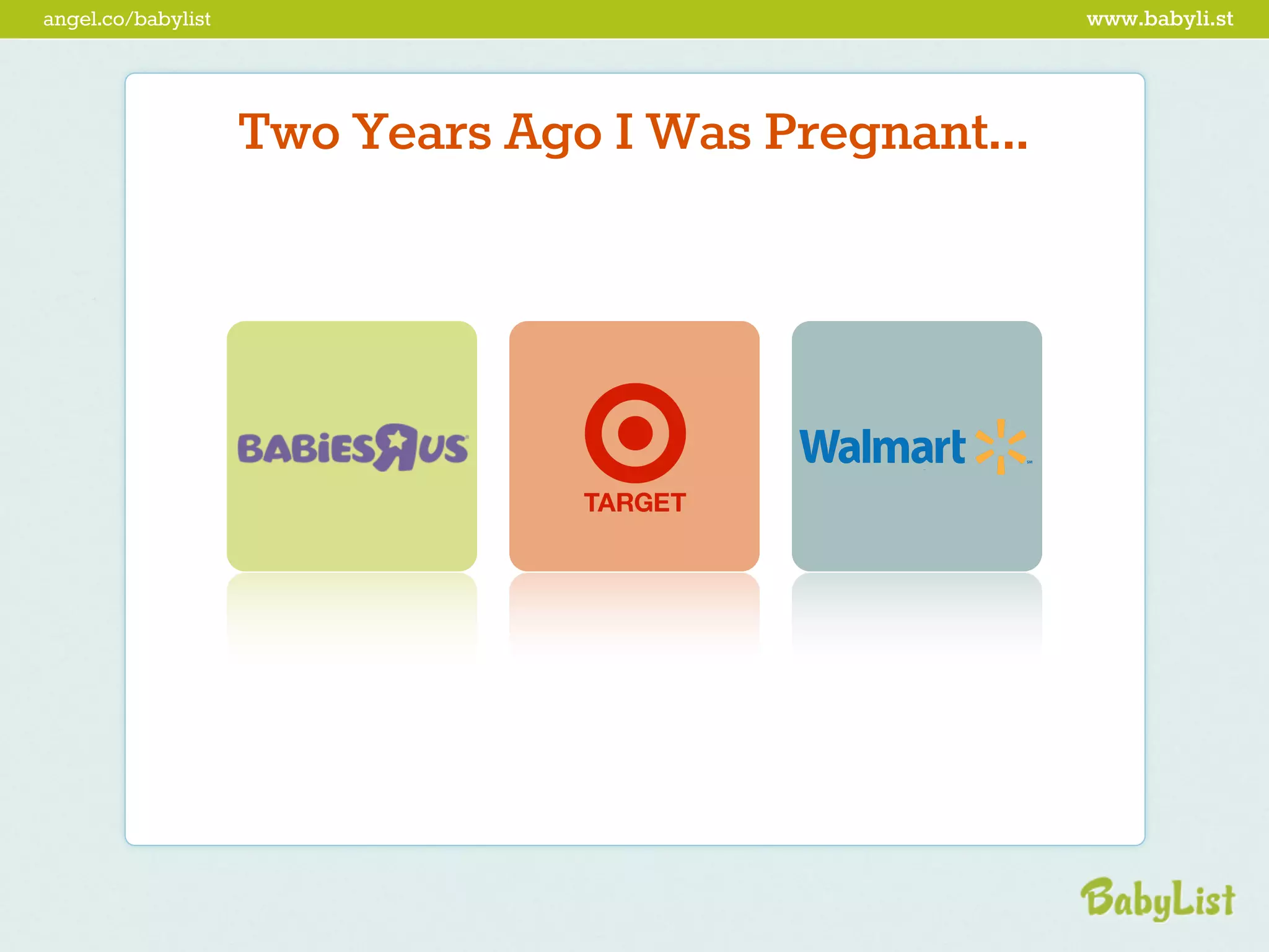 Babylist pitch deck slide 3