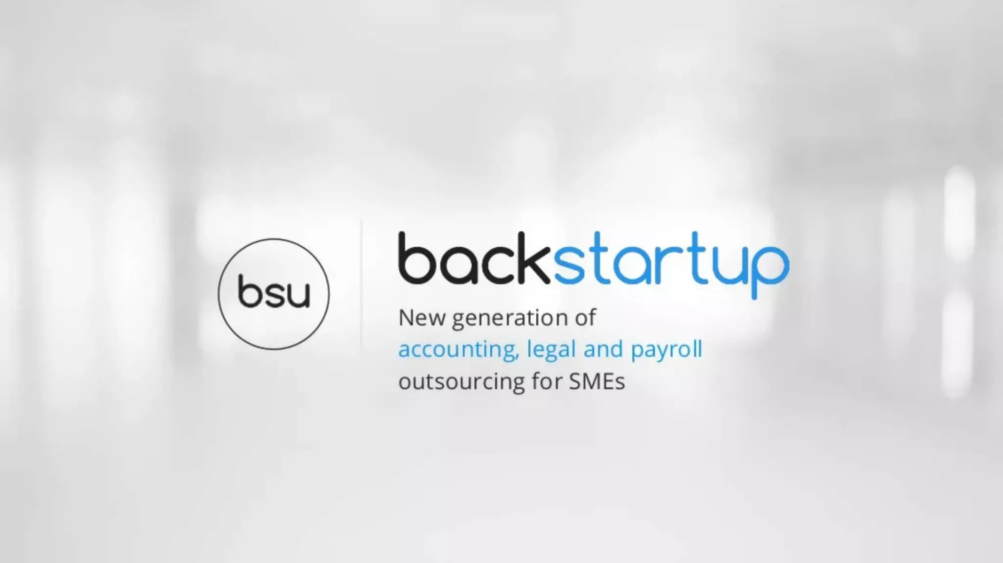 Backstartup pitch deck slide 1