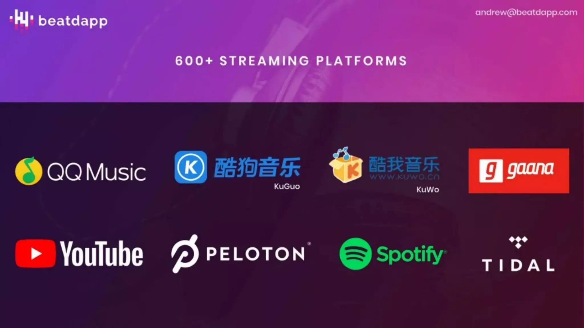 Beatdapp pitch deck slide 3