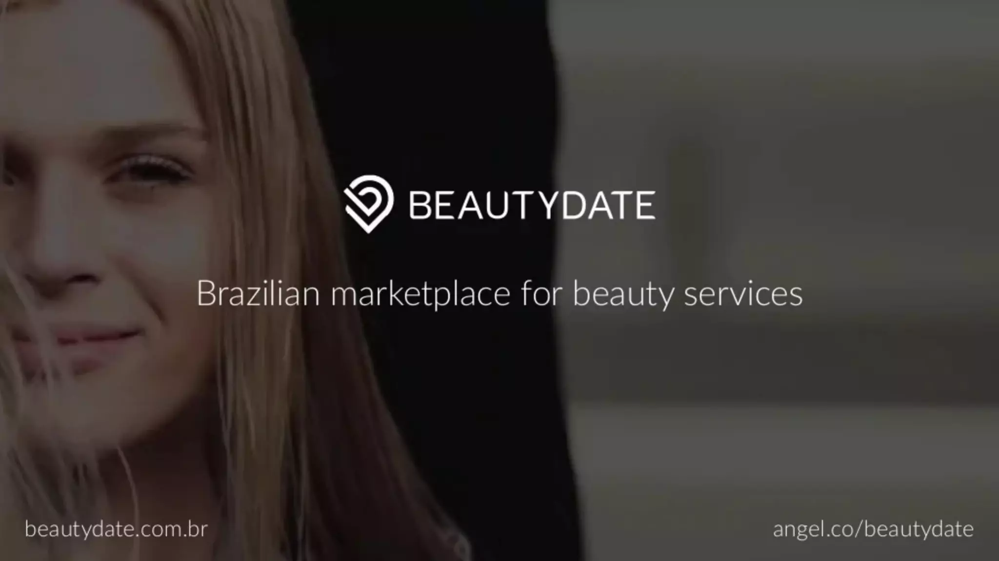 Beautydate pitch deck slide 1