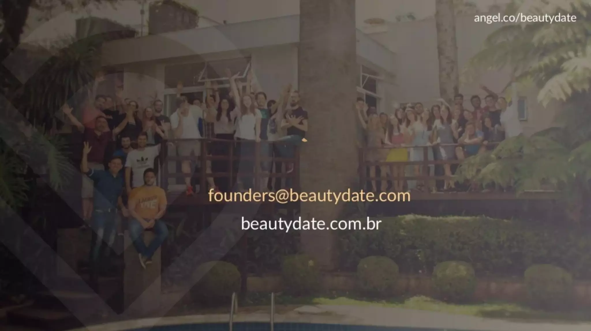 Beautydate pitch deck slide 2