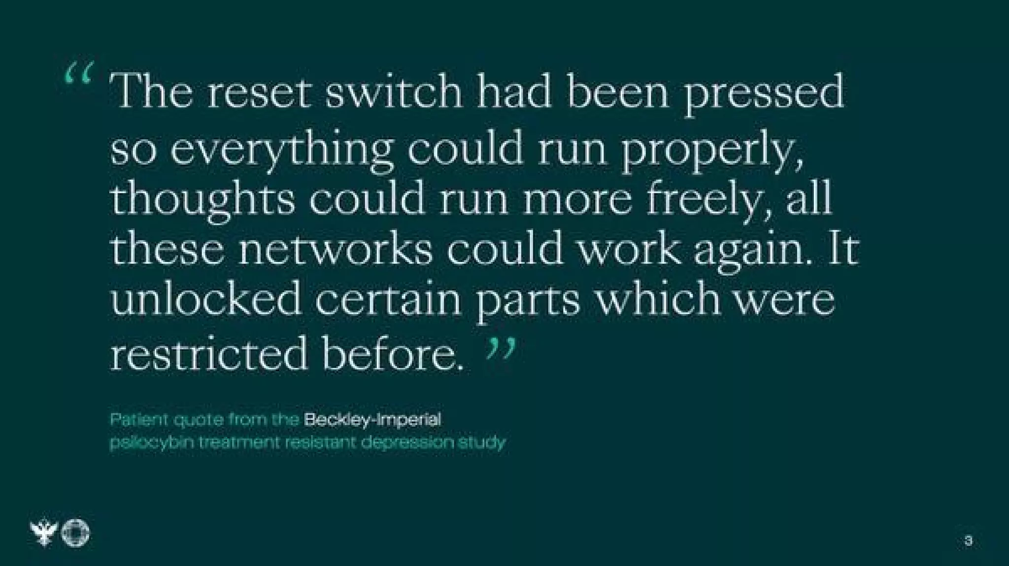 Beckley Psytech pitch deck slide 3