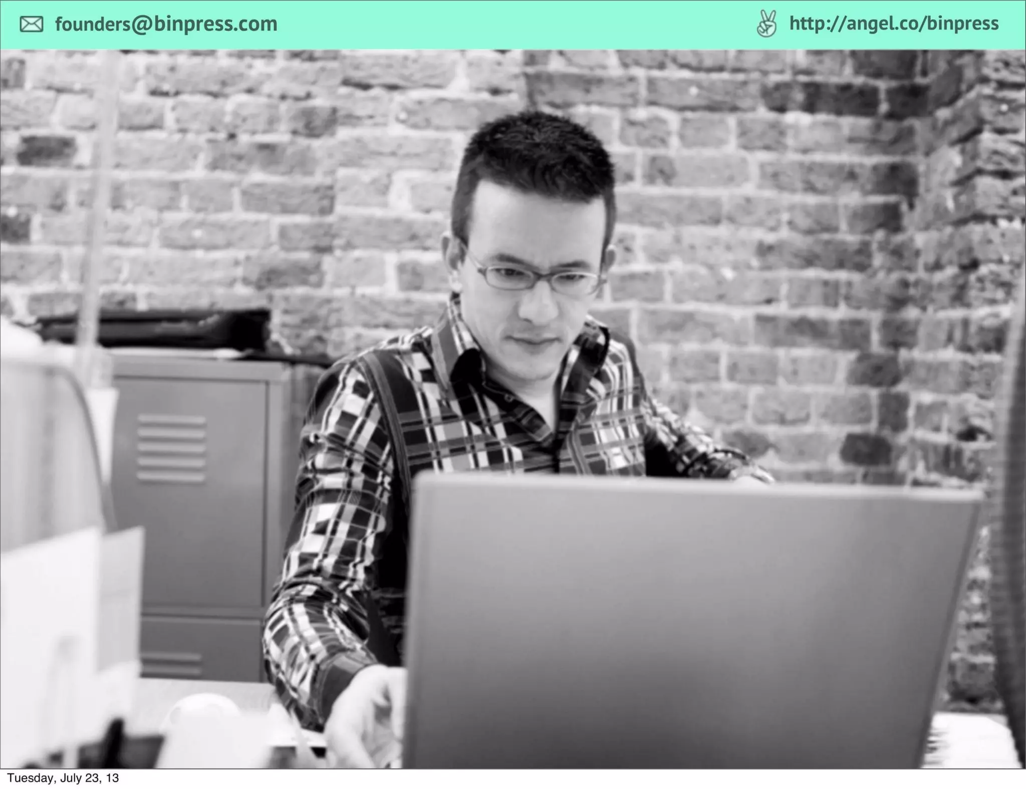 Binpress pitch deck slide 3