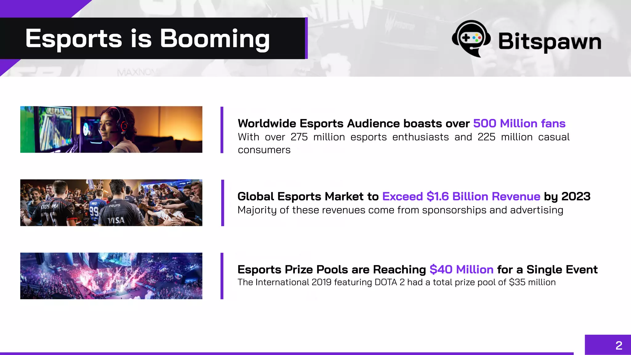 Bitspawn pitch deck slide 2