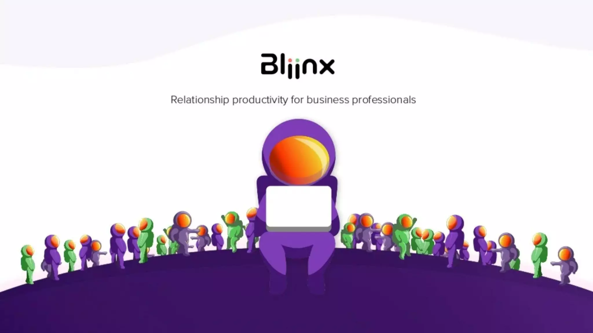 Bliinx pitch deck slide 1