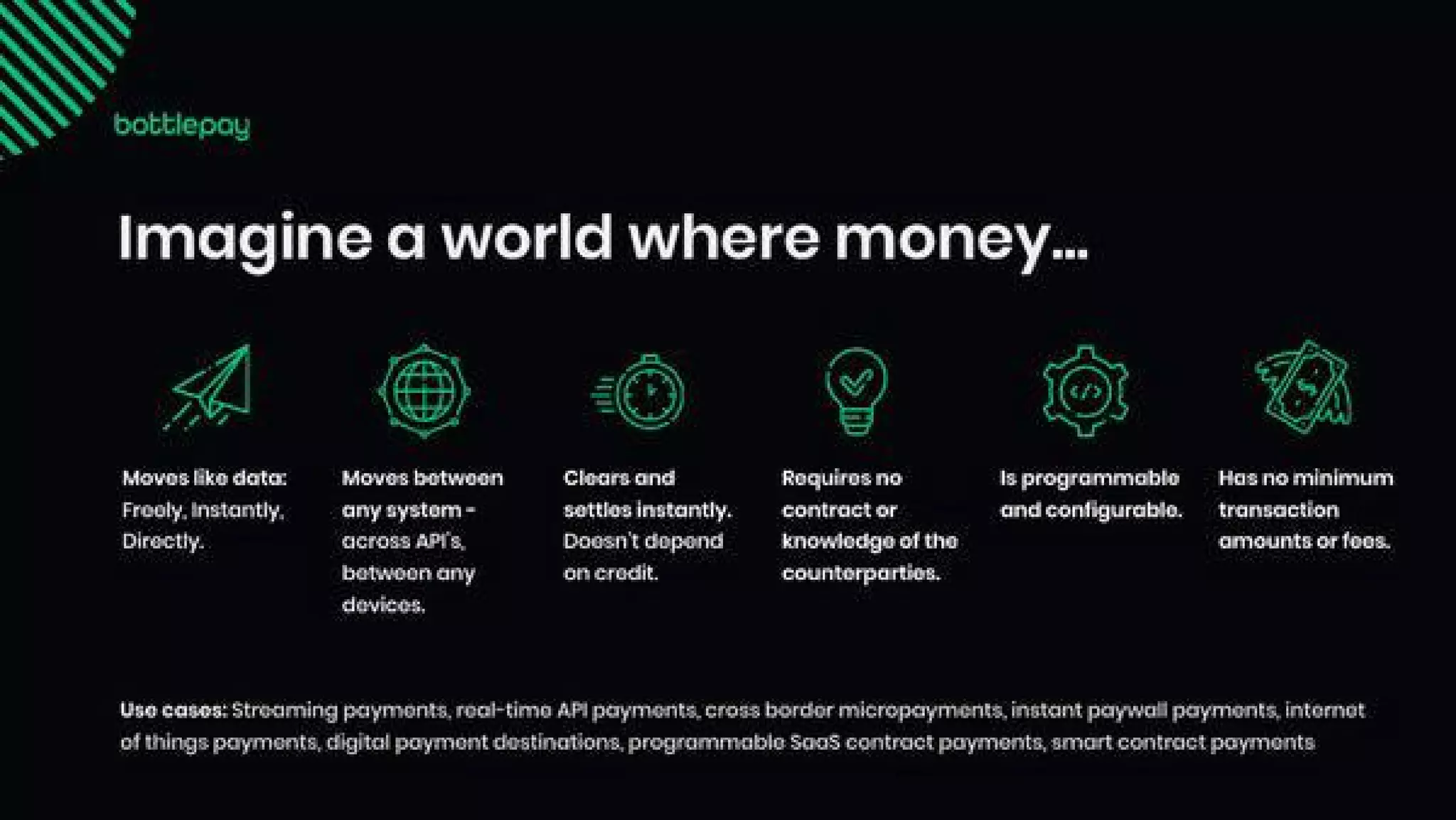 Bottlepay pitch deck slide 2
