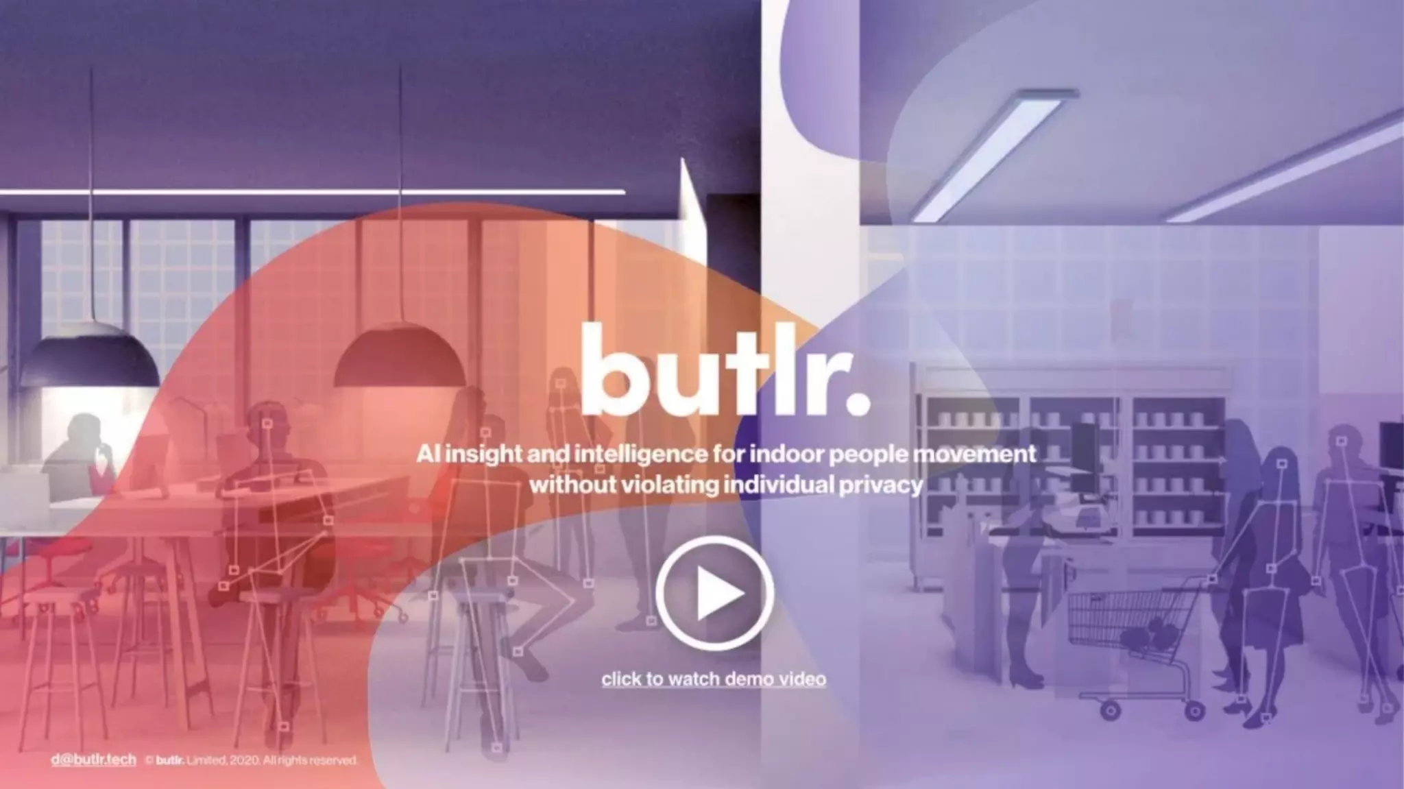 Butlr pitch deck slide 1