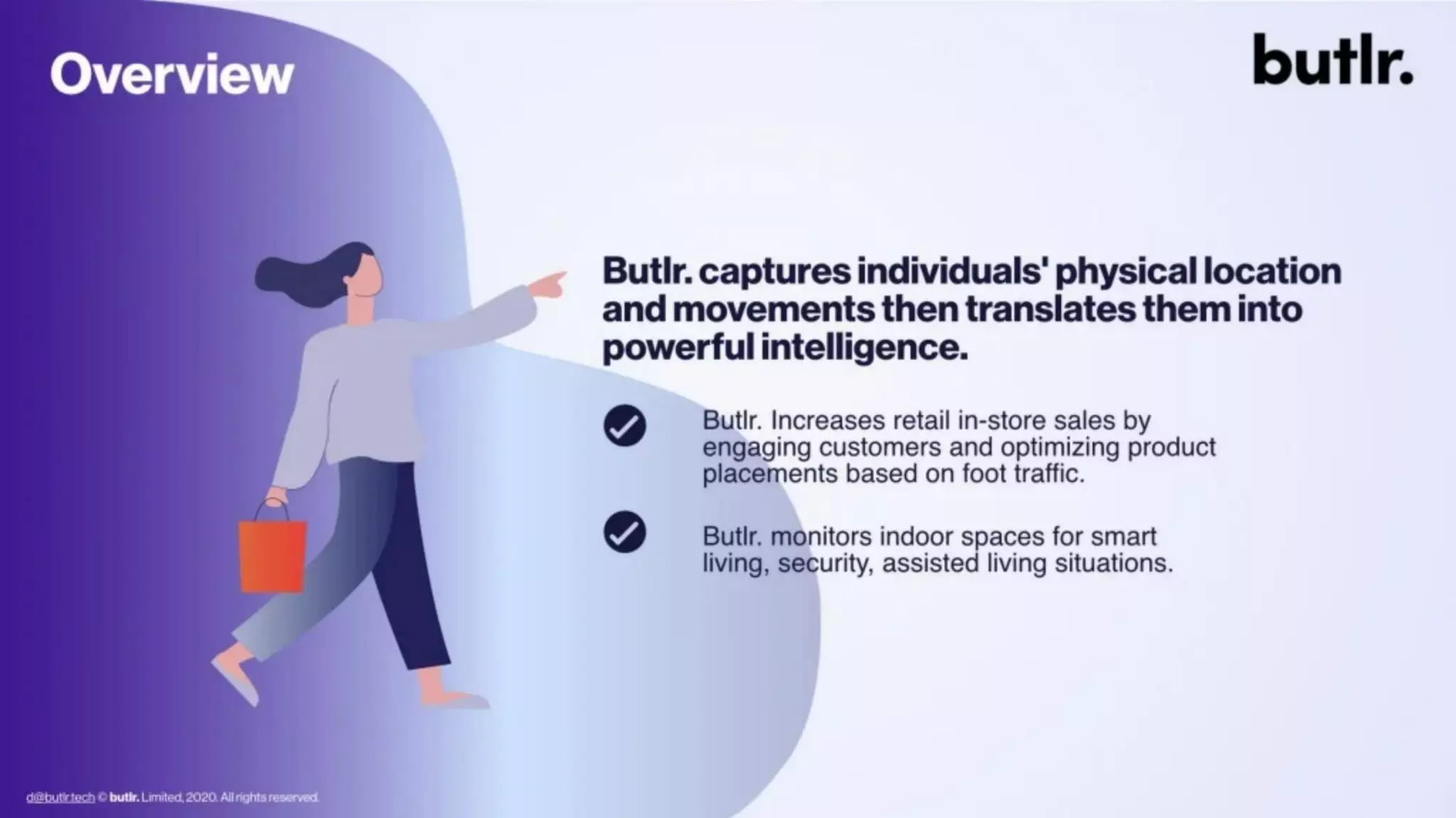 Butlr pitch deck slide 2