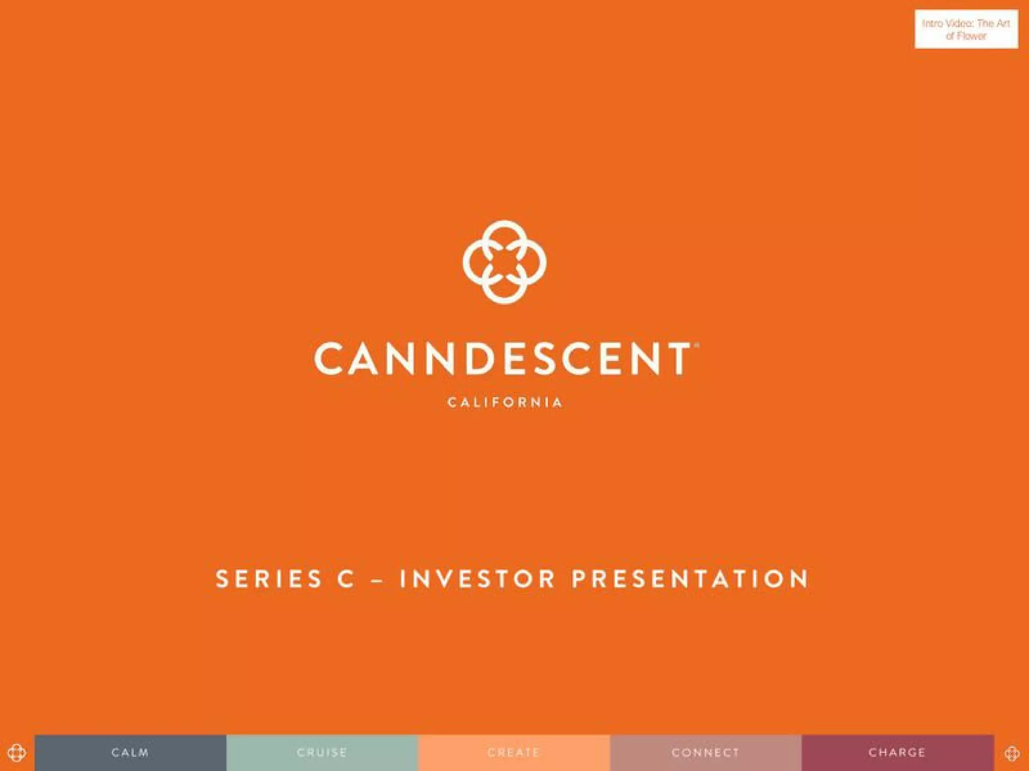 Canndescent pitch deck slide 1