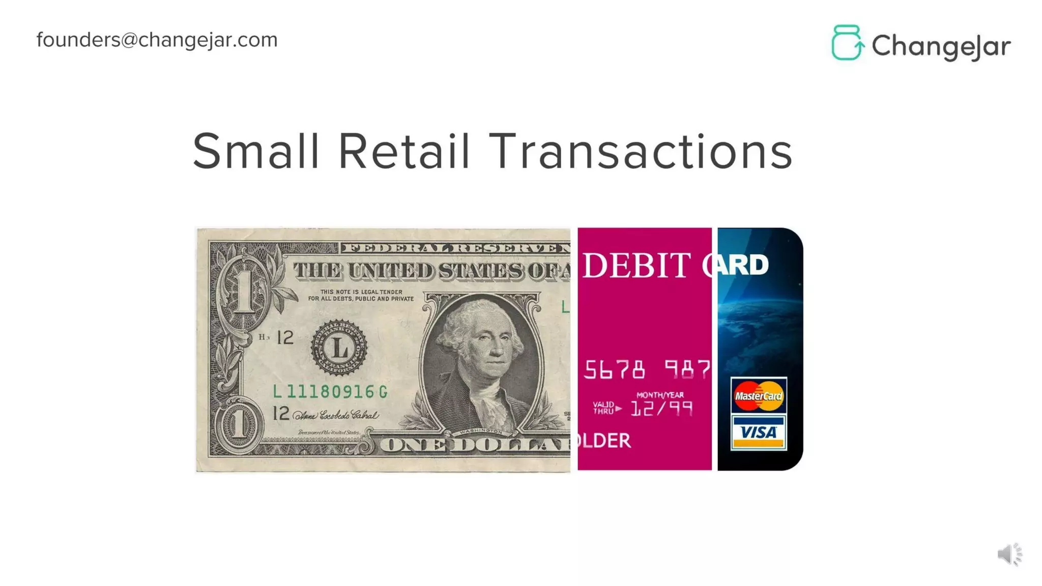 Changejar pitch deck slide 2