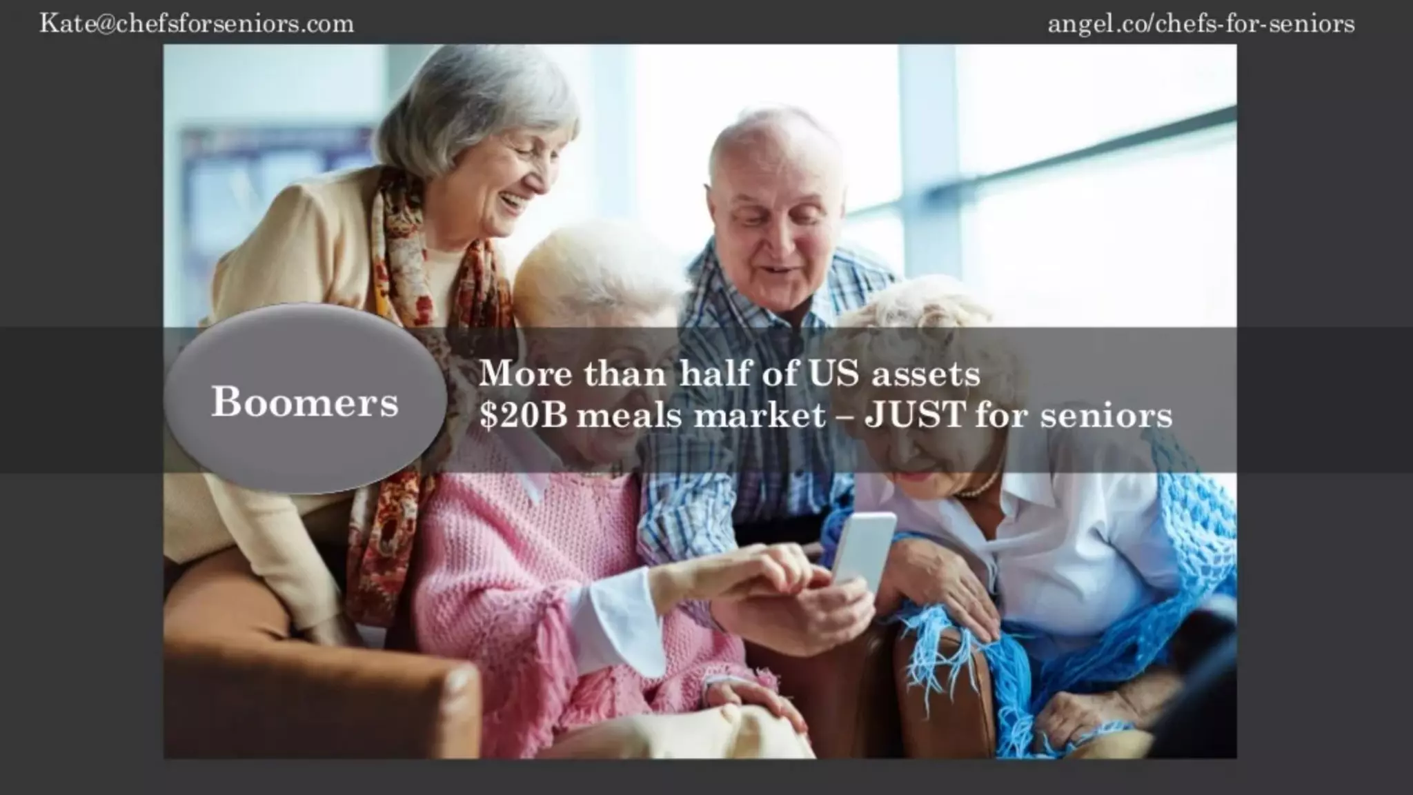 Chefs For Seniors pitch deck slide 2