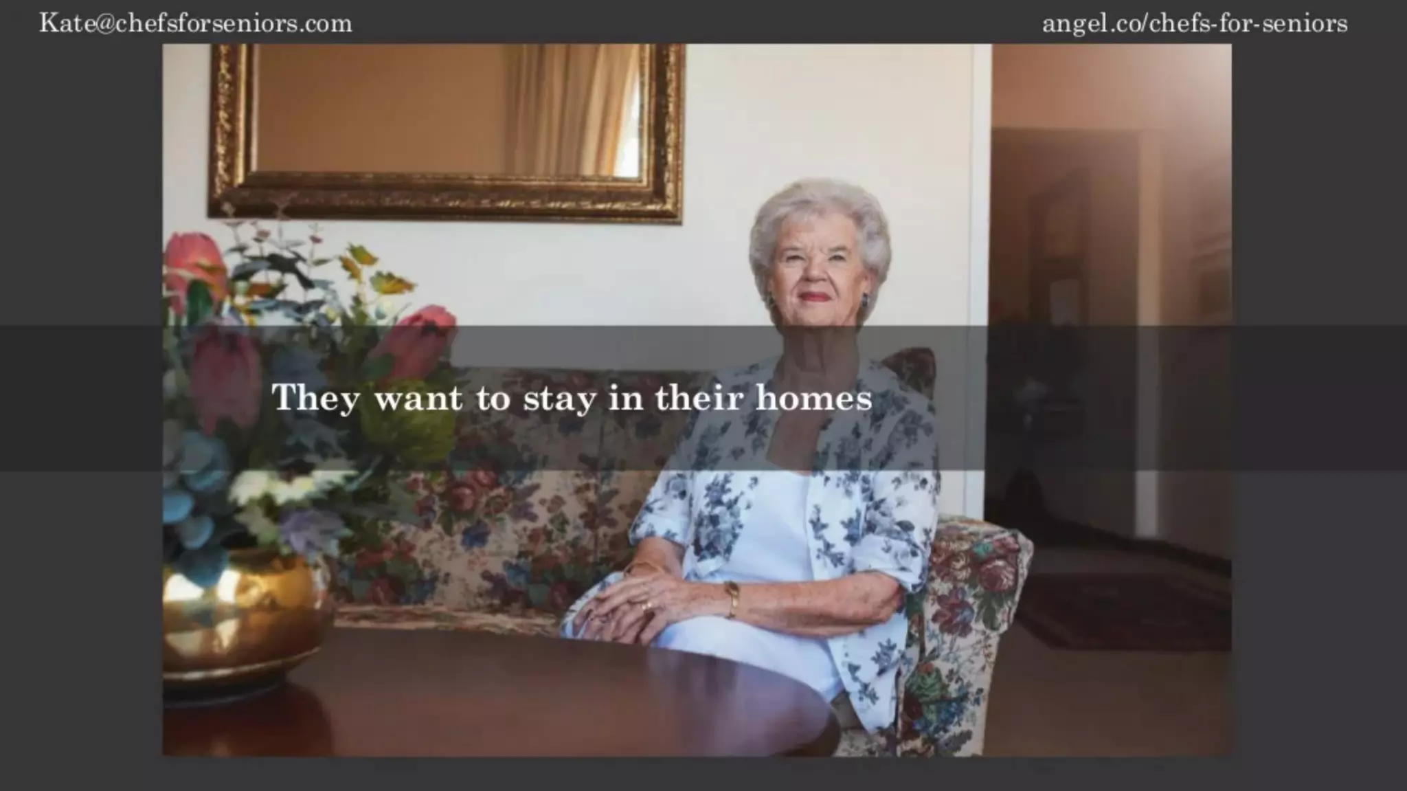 Chefs For Seniors pitch deck slide 3