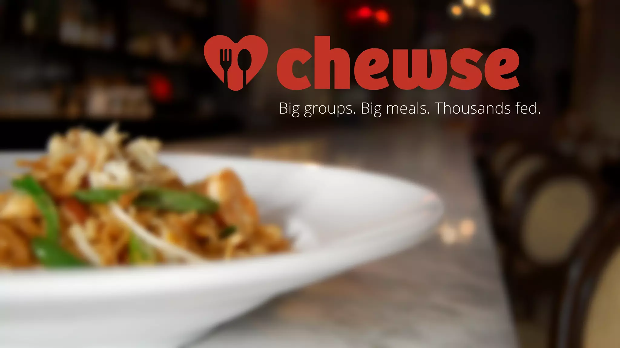 Chewse pitch deck slide 1