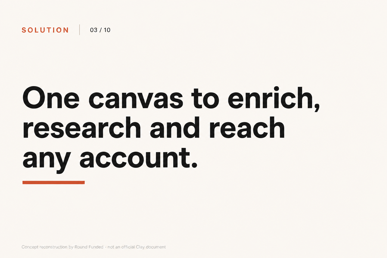 Clay pitch deck slide 3