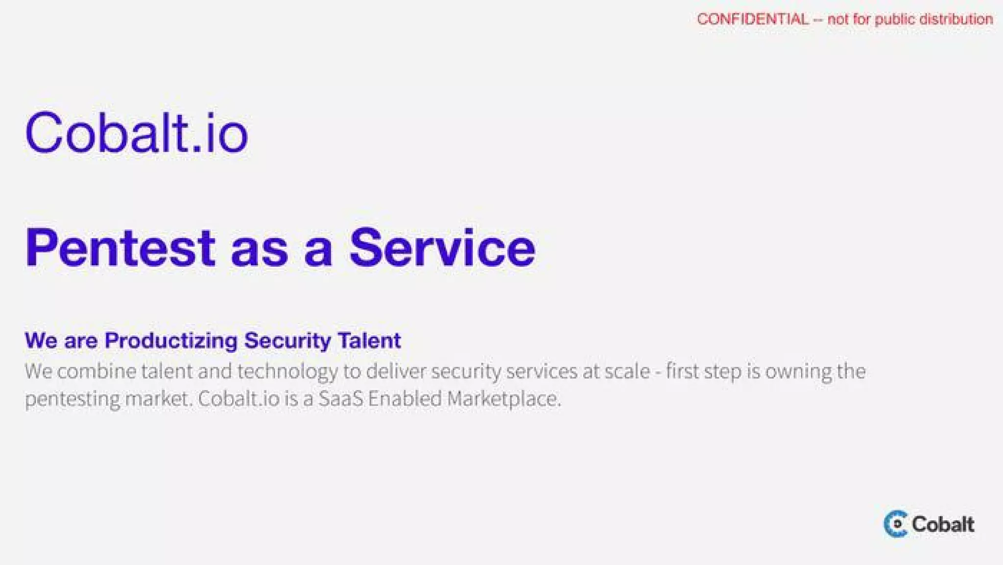 Cobalt pitch deck slide 2
