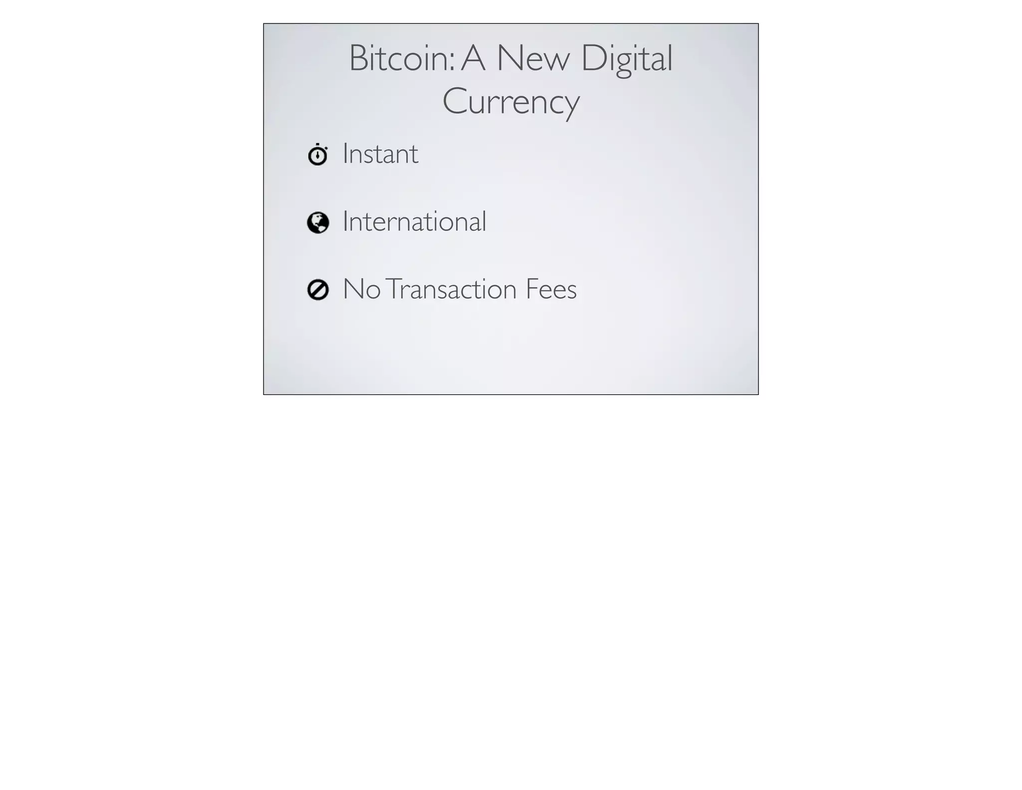 Coinbase pitch deck slide 2