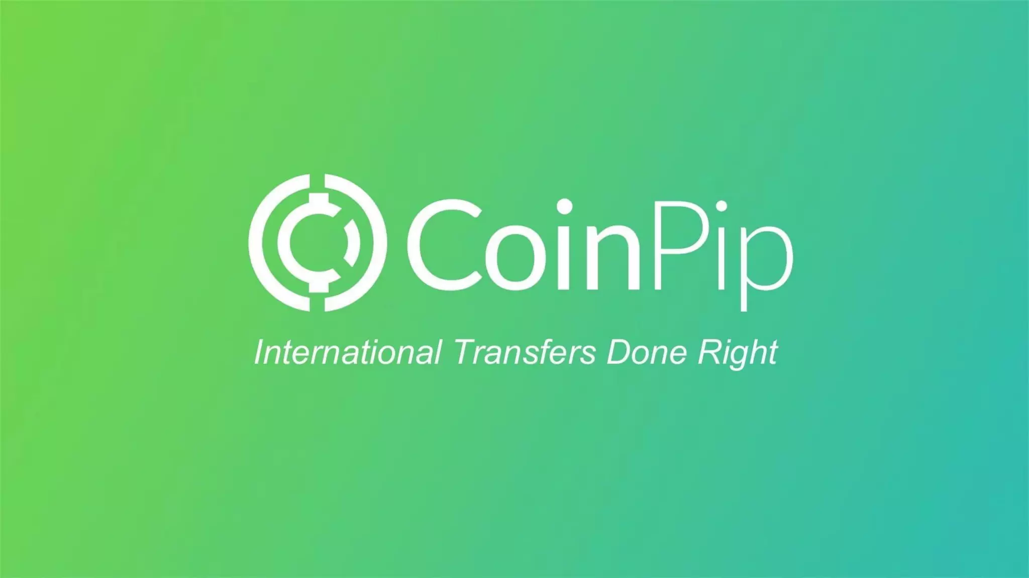 Coinpip pitch deck slide 1