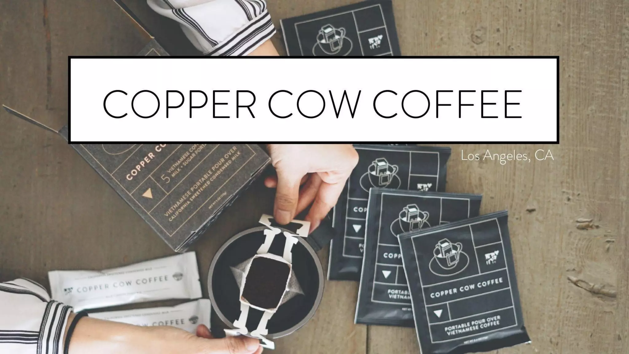 Copper Cow pitch deck slide 1