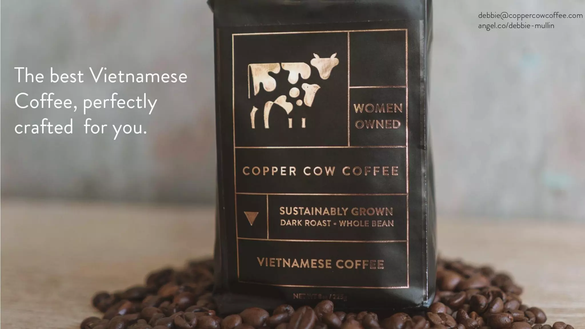 Copper Cow pitch deck slide 3