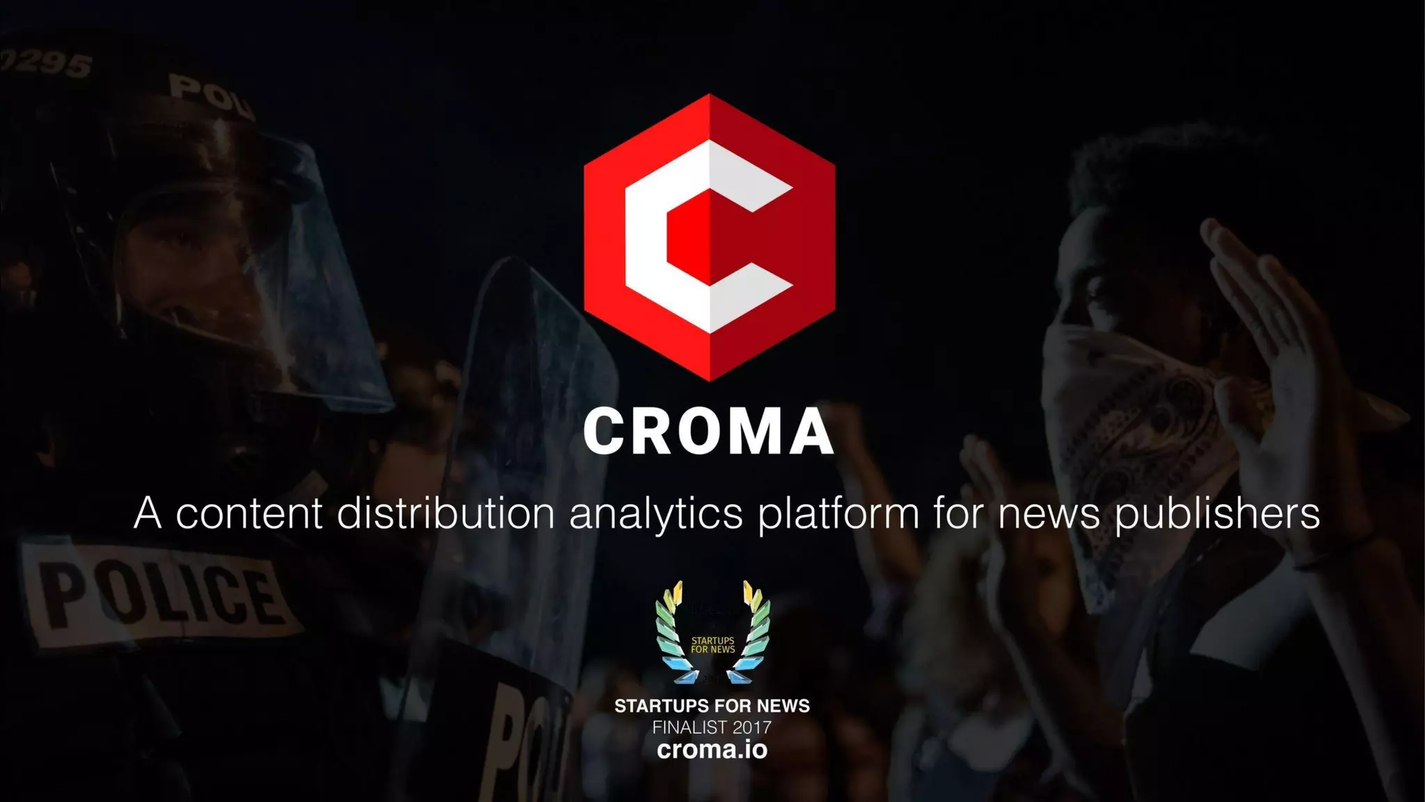 Cromaio pitch deck slide 1