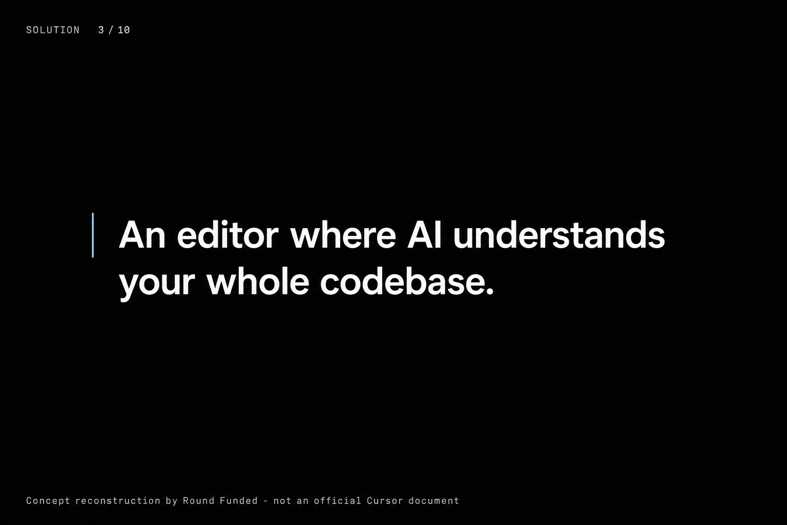 Cursor pitch deck slide 3