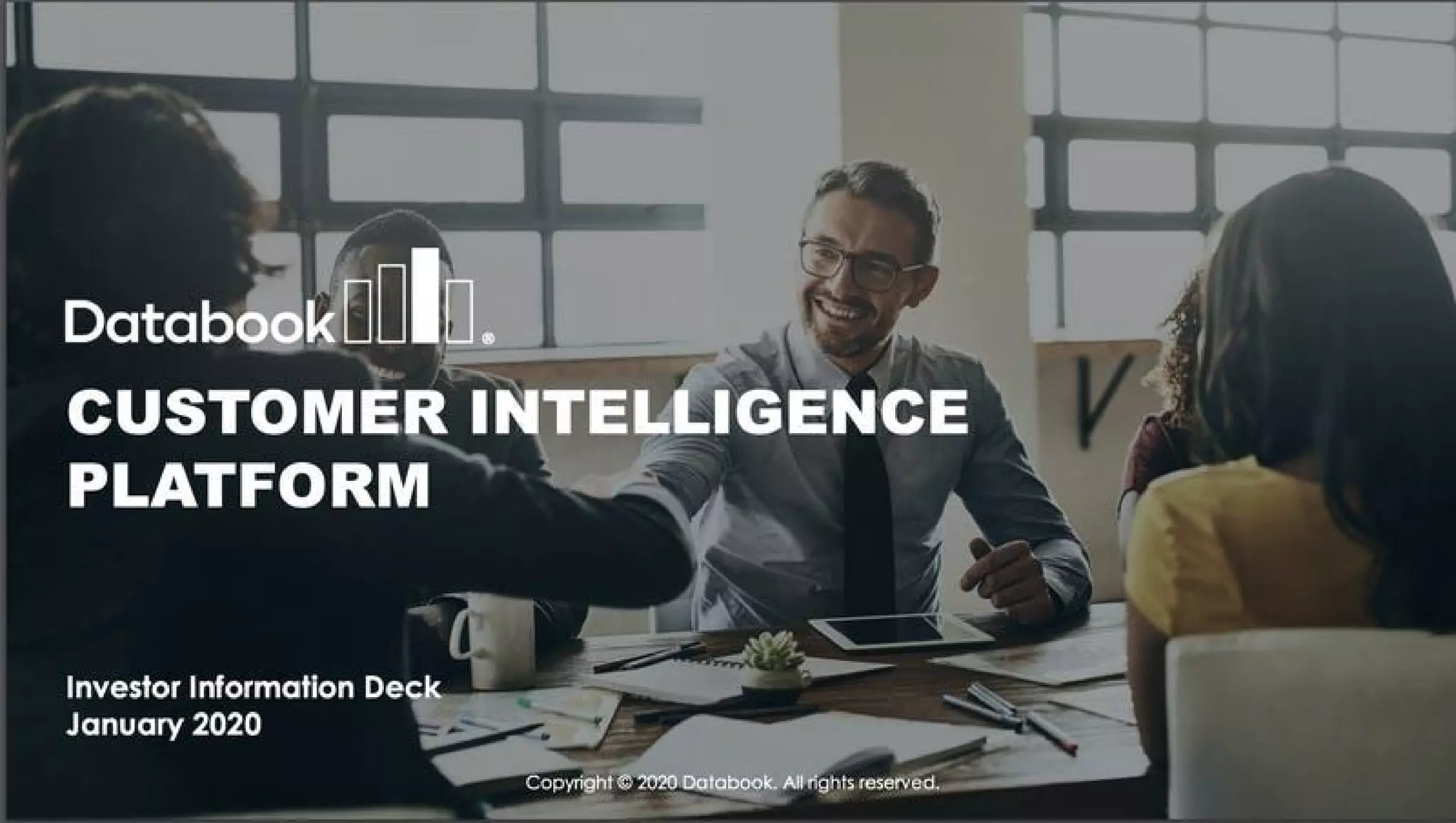 Databook pitch deck slide 1