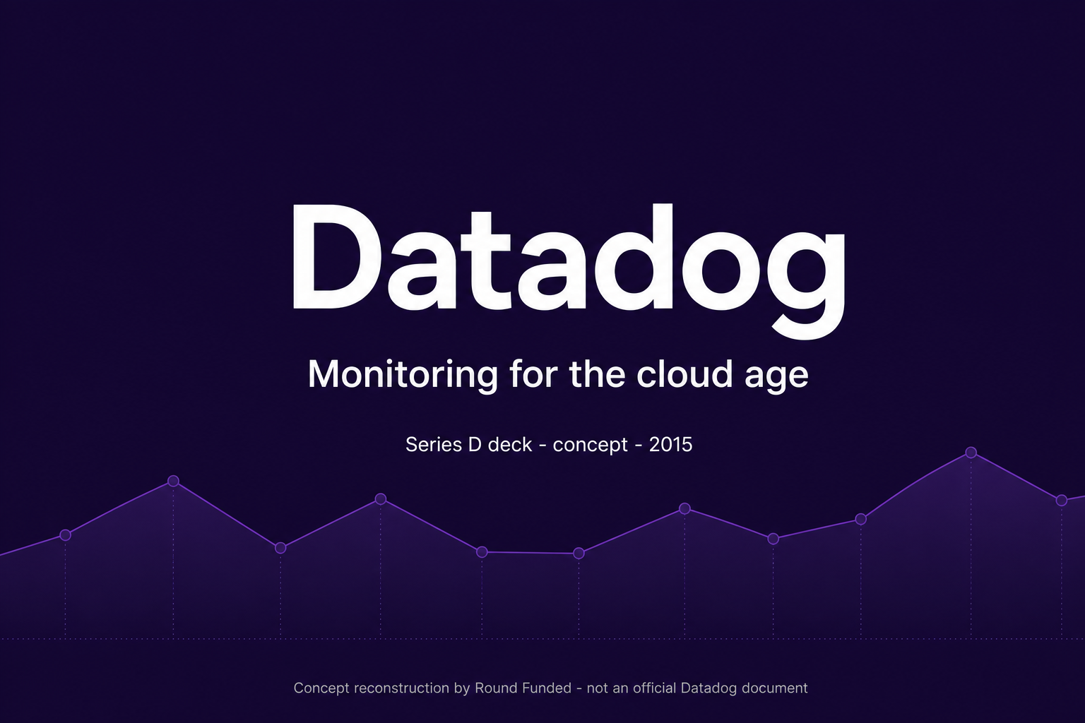 Datadog pitch deck slide 1