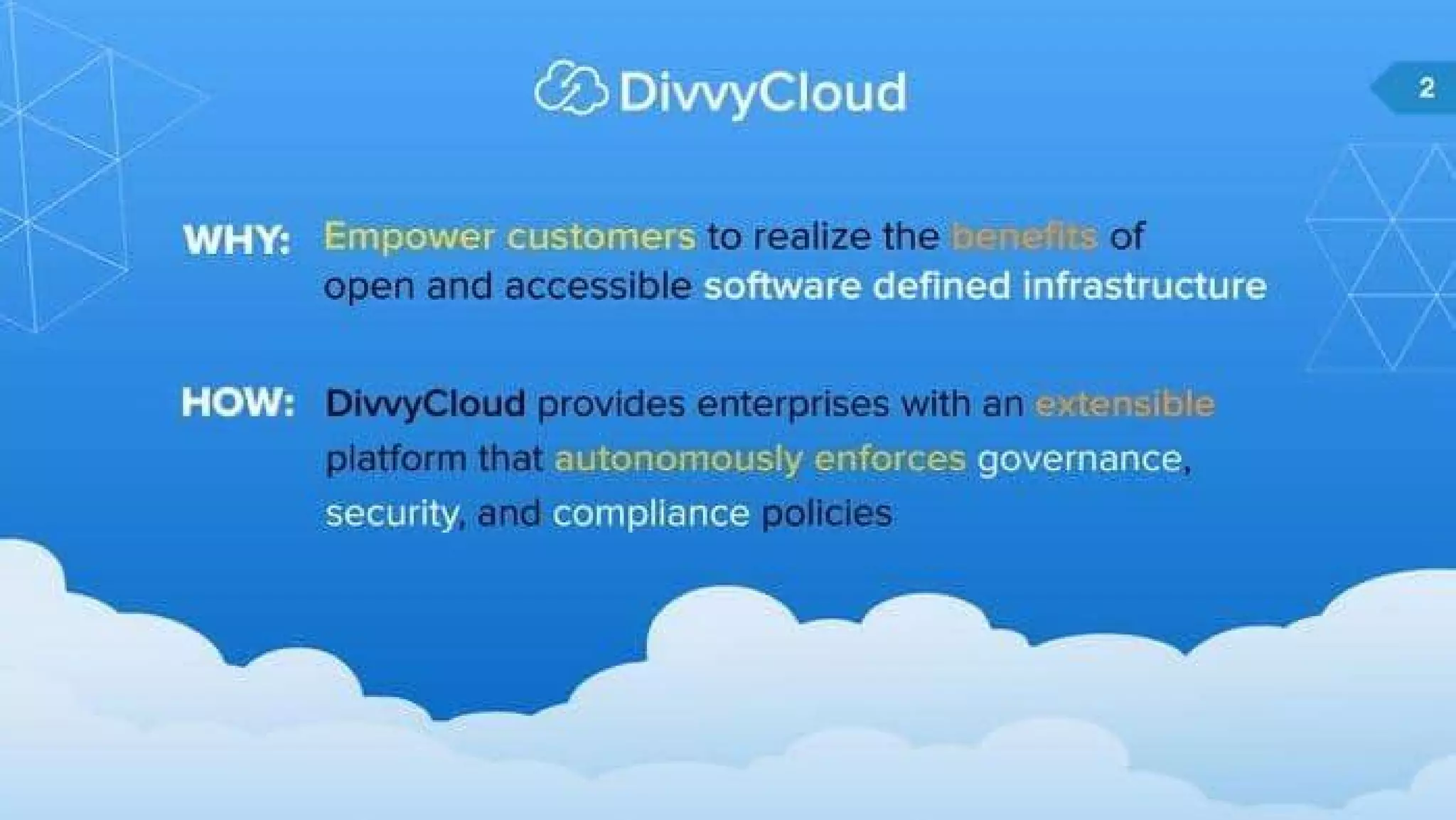 Divvycloud pitch deck slide 2