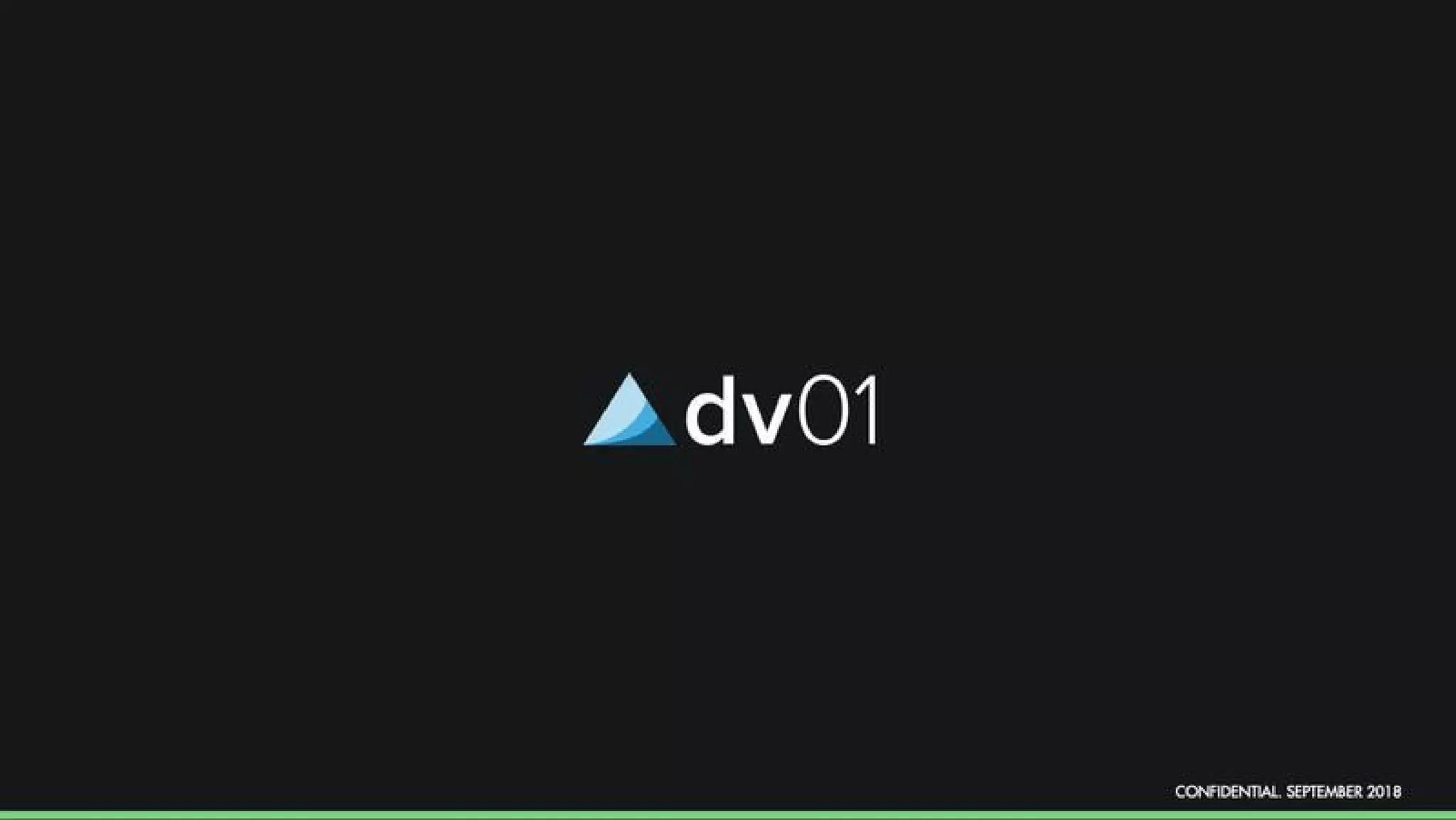 Dv01 pitch deck slide 1
