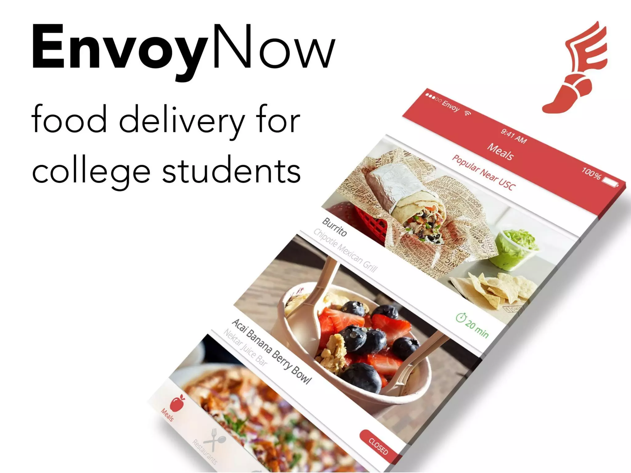 Envoynow pitch deck slide 1