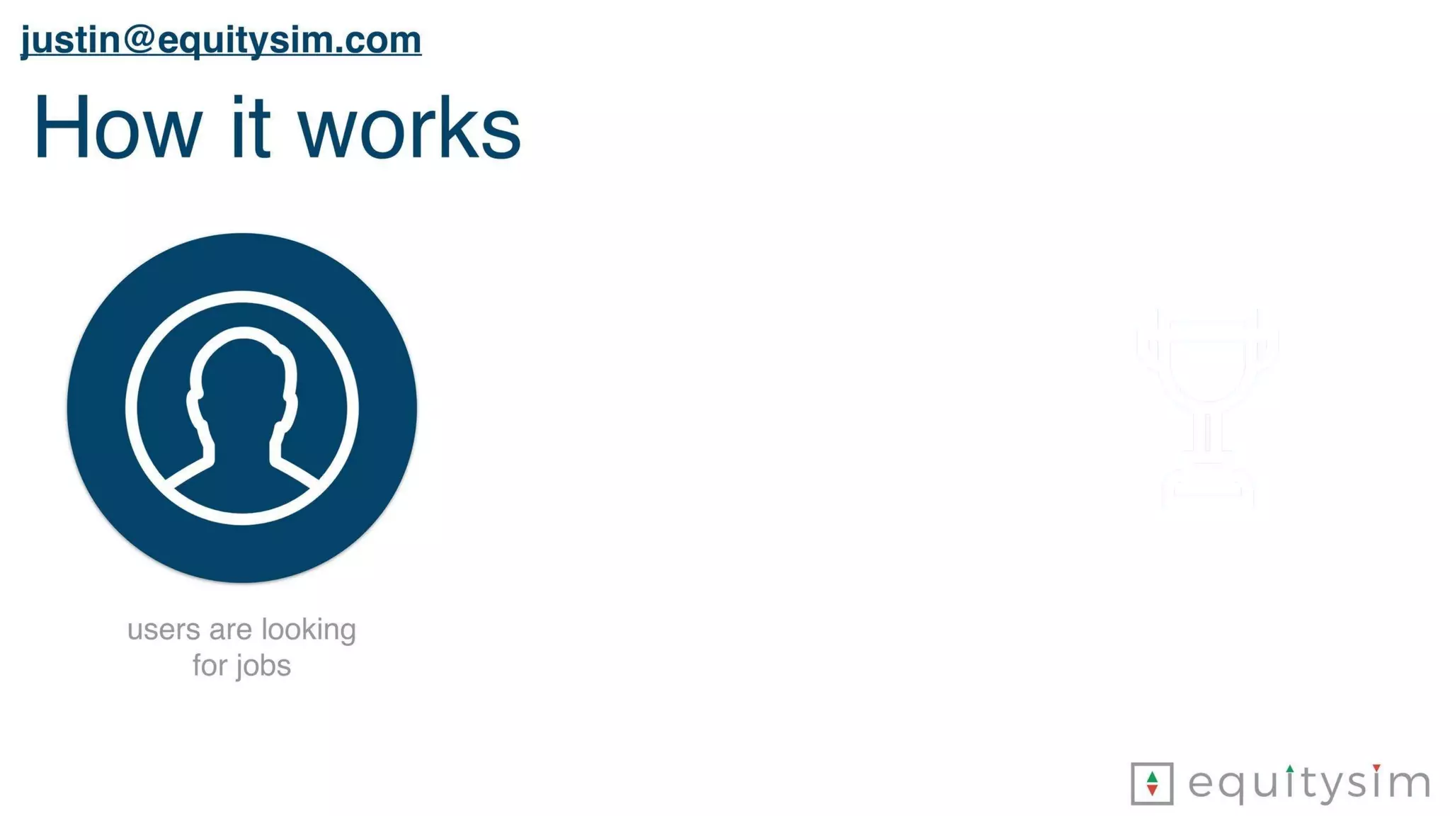 Equity Sim pitch deck slide 2