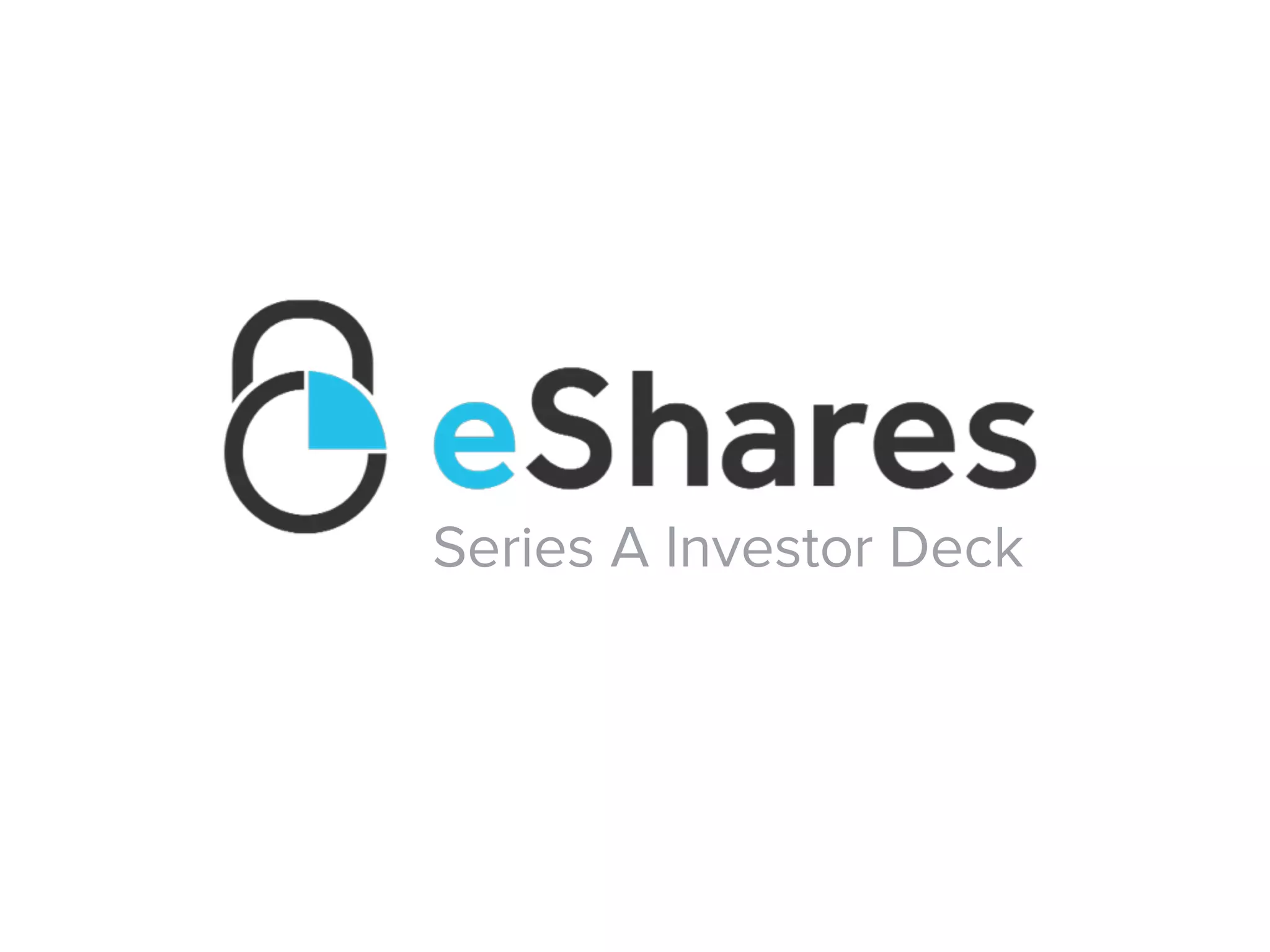 Carta (eShares) pitch deck slide 1