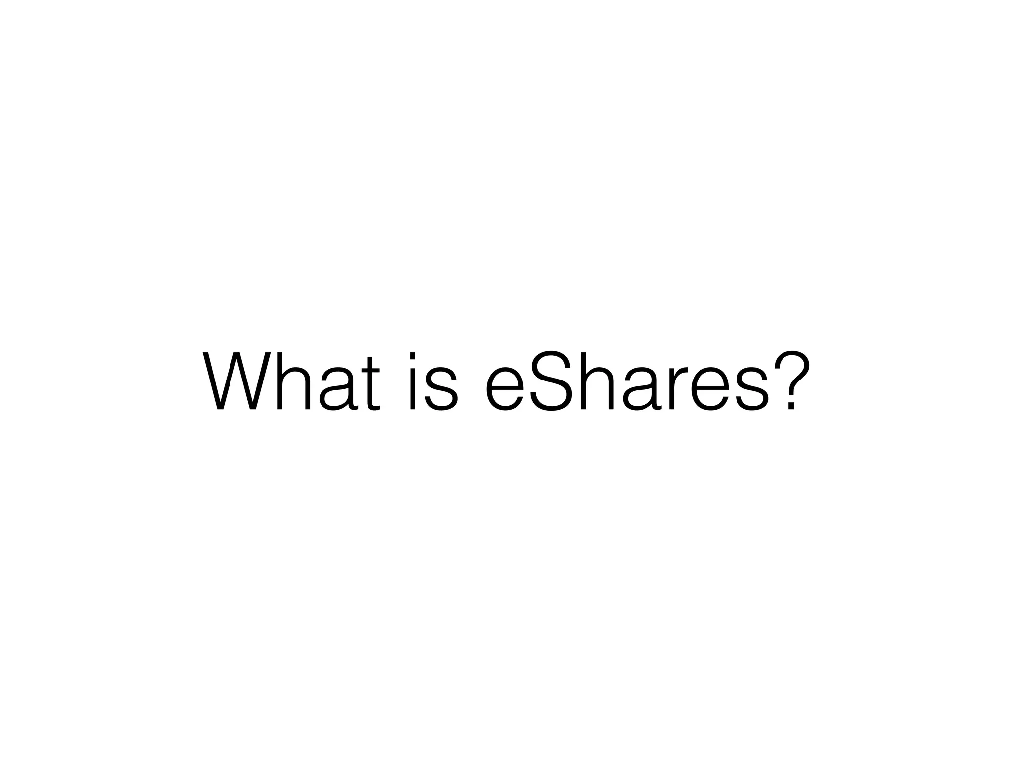 Carta (eShares) pitch deck slide 2