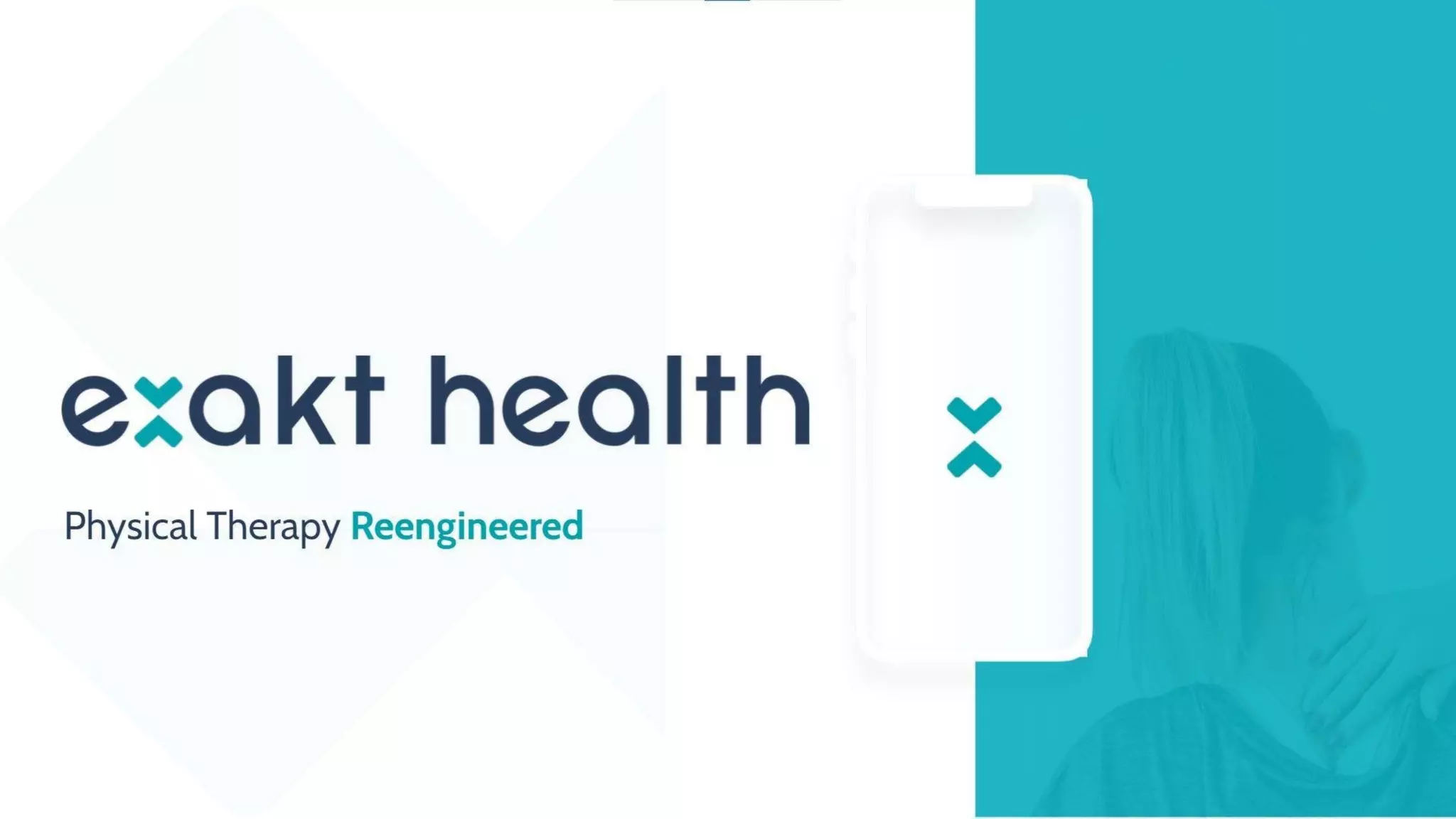 Exakt Health pitch deck slide 1